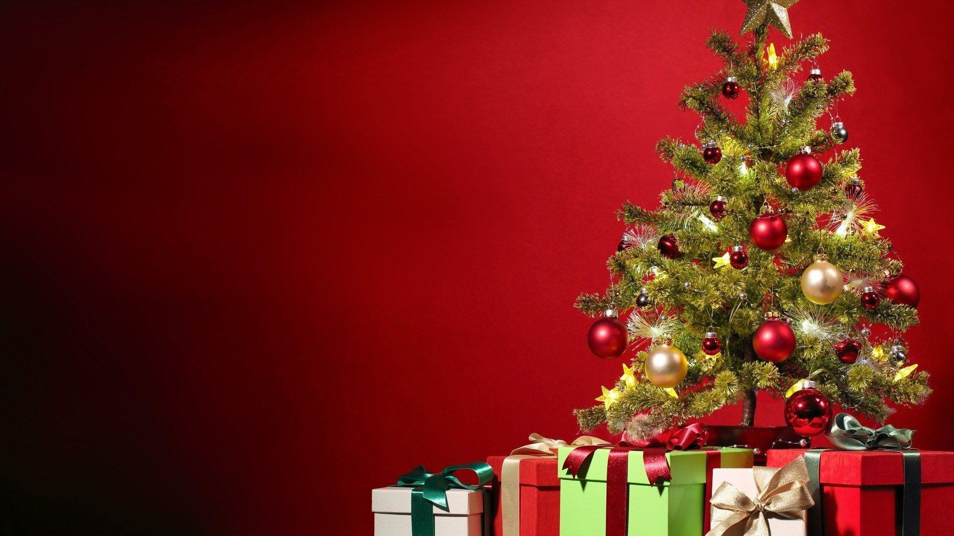 1920x1080 Red Christmas Gifts #Wallpaper