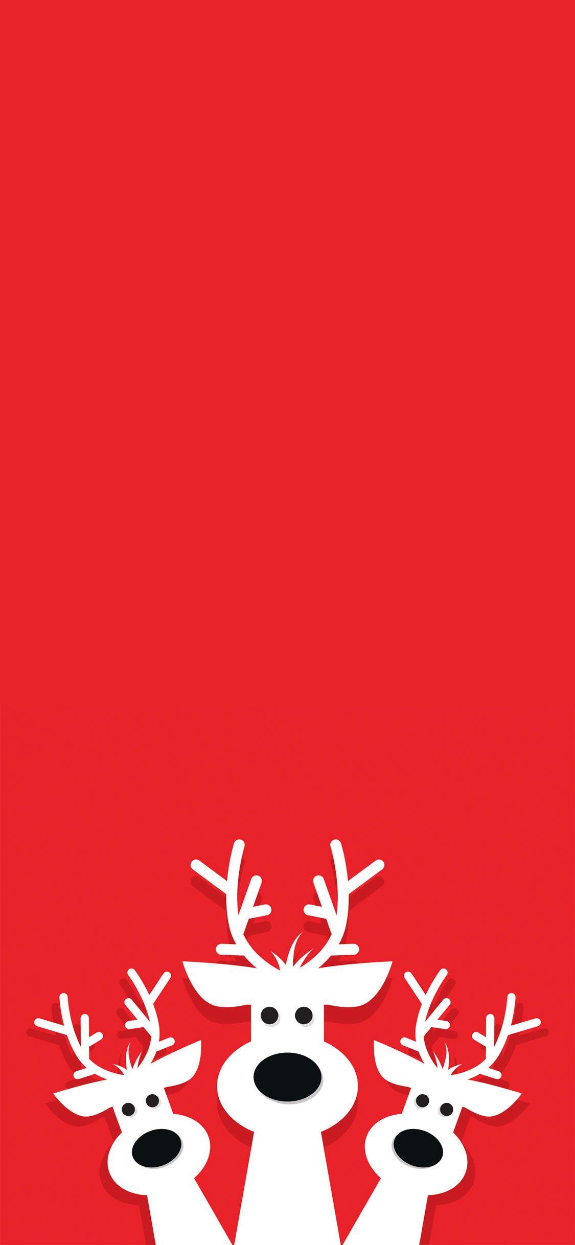 Reindeer Merry Christmas Iphone Wallpaper For Iphone  Imágenes españoles
