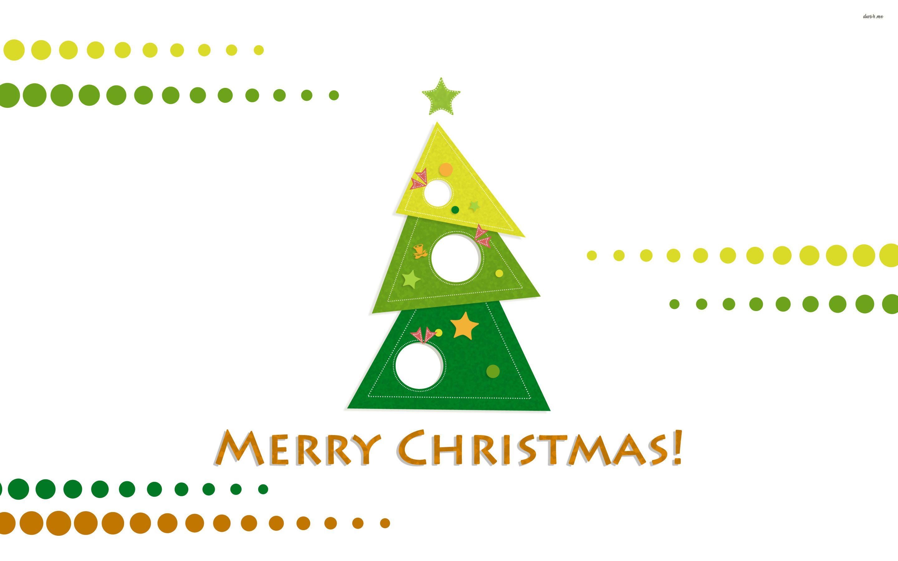 2880x1800 Retro Christmas tree wallpaper wallpaper