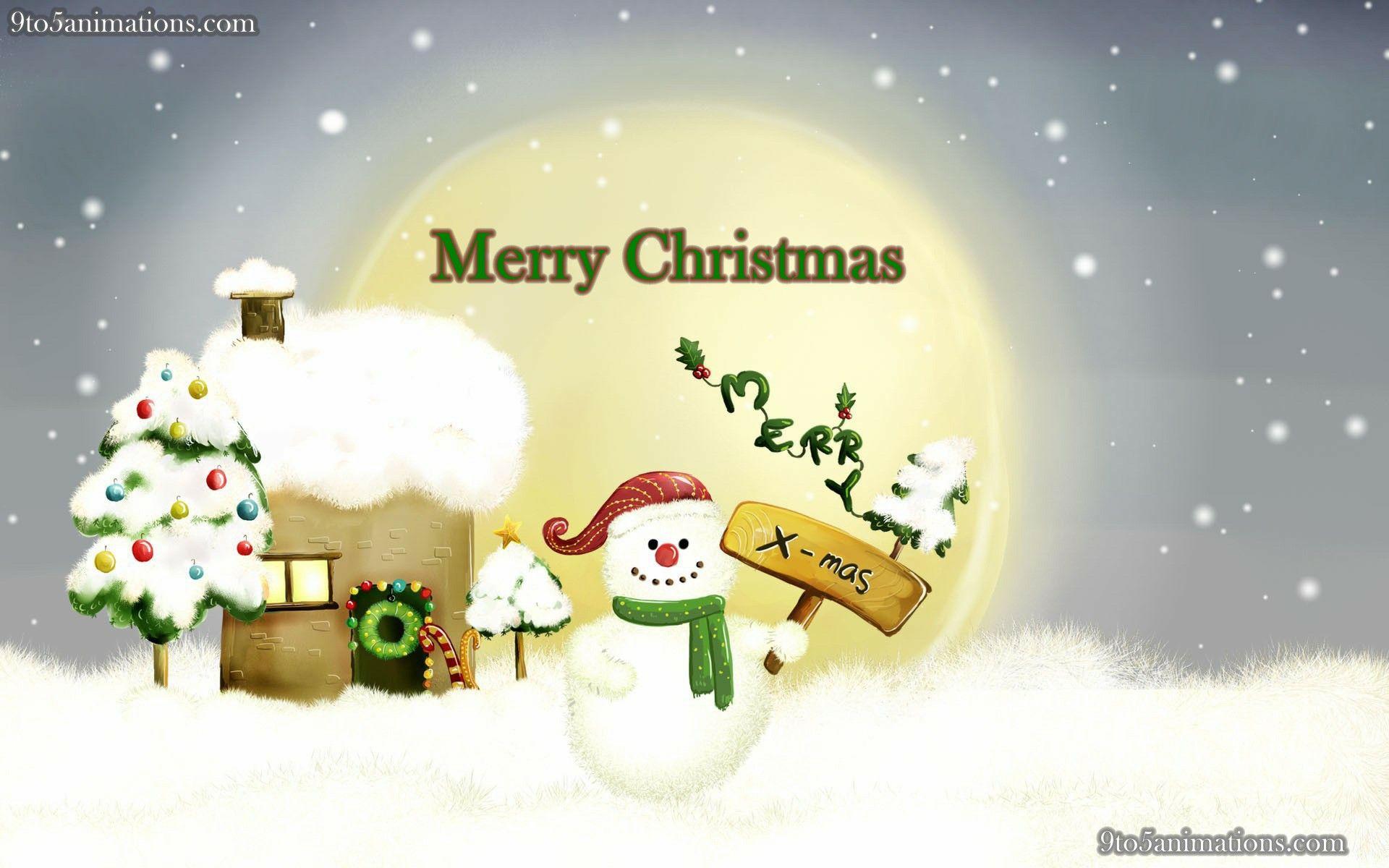 1920x1200 Merry Christmas Computer