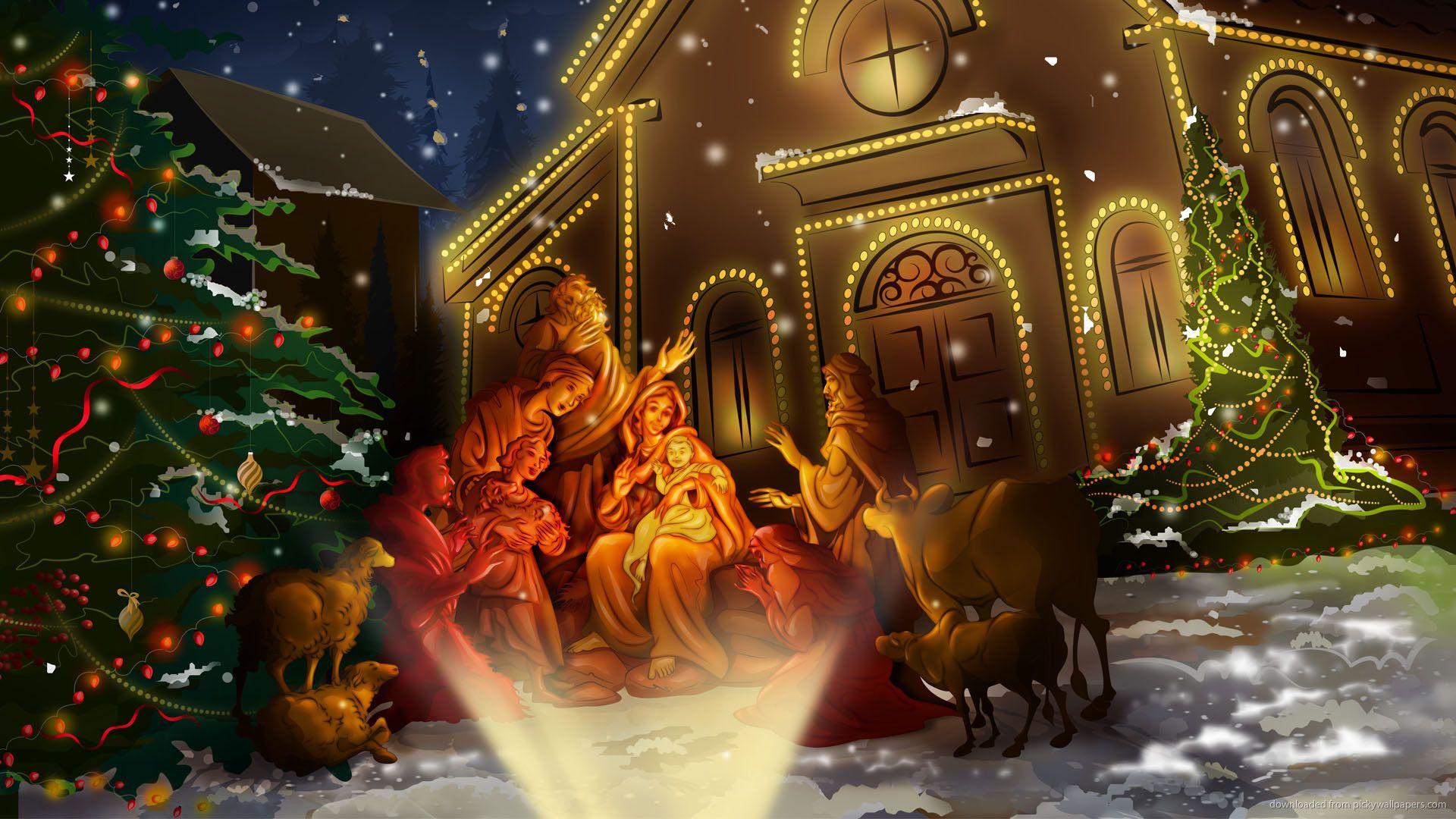 1920x1080 Christmas Scenes Wallpaper