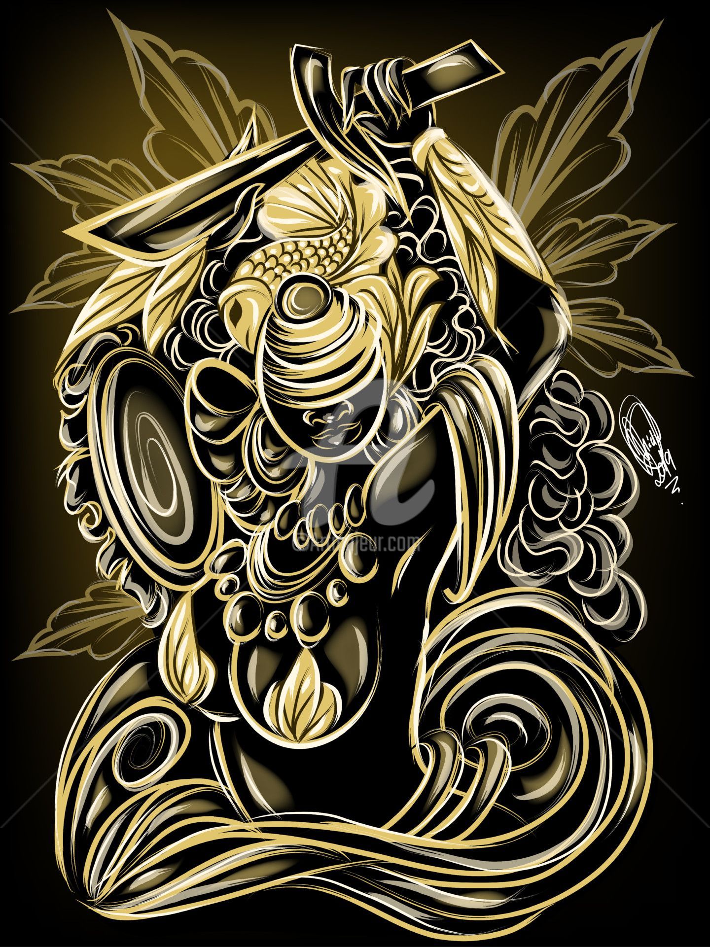 1440x1921 Oxum Opará, Digital Arts by Orádia