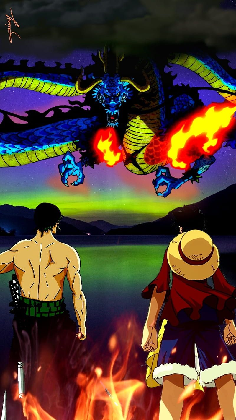 800x1421 One Piece, luffy, manga, zoro, onigashima, wano, anime, kaido, HD phone wallpaper