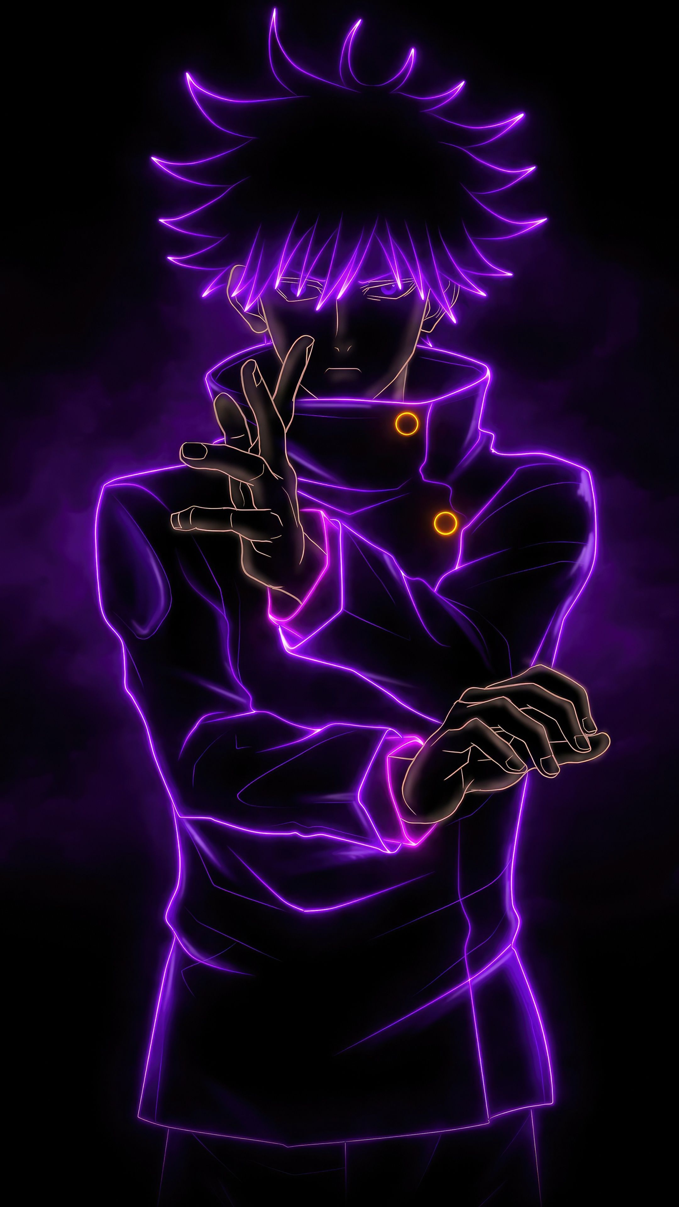 2160x3840 Megumi Fushiguro 8K Black background 8K