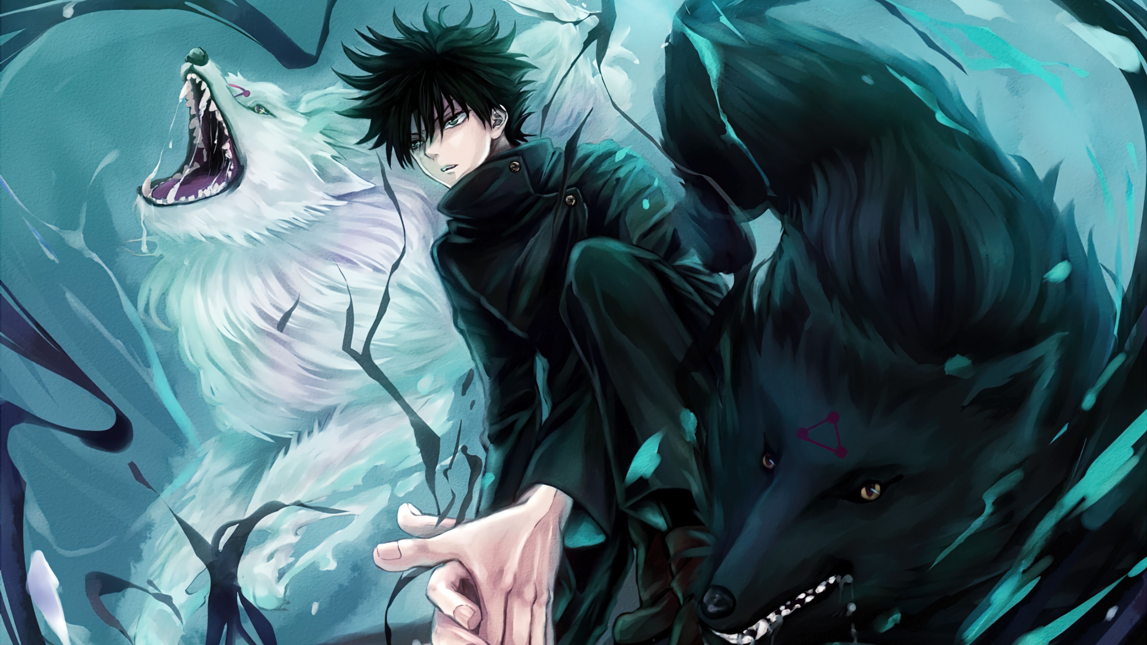 3840x2160 Megumi Fushiguro Summons Jujutsu Kaisen