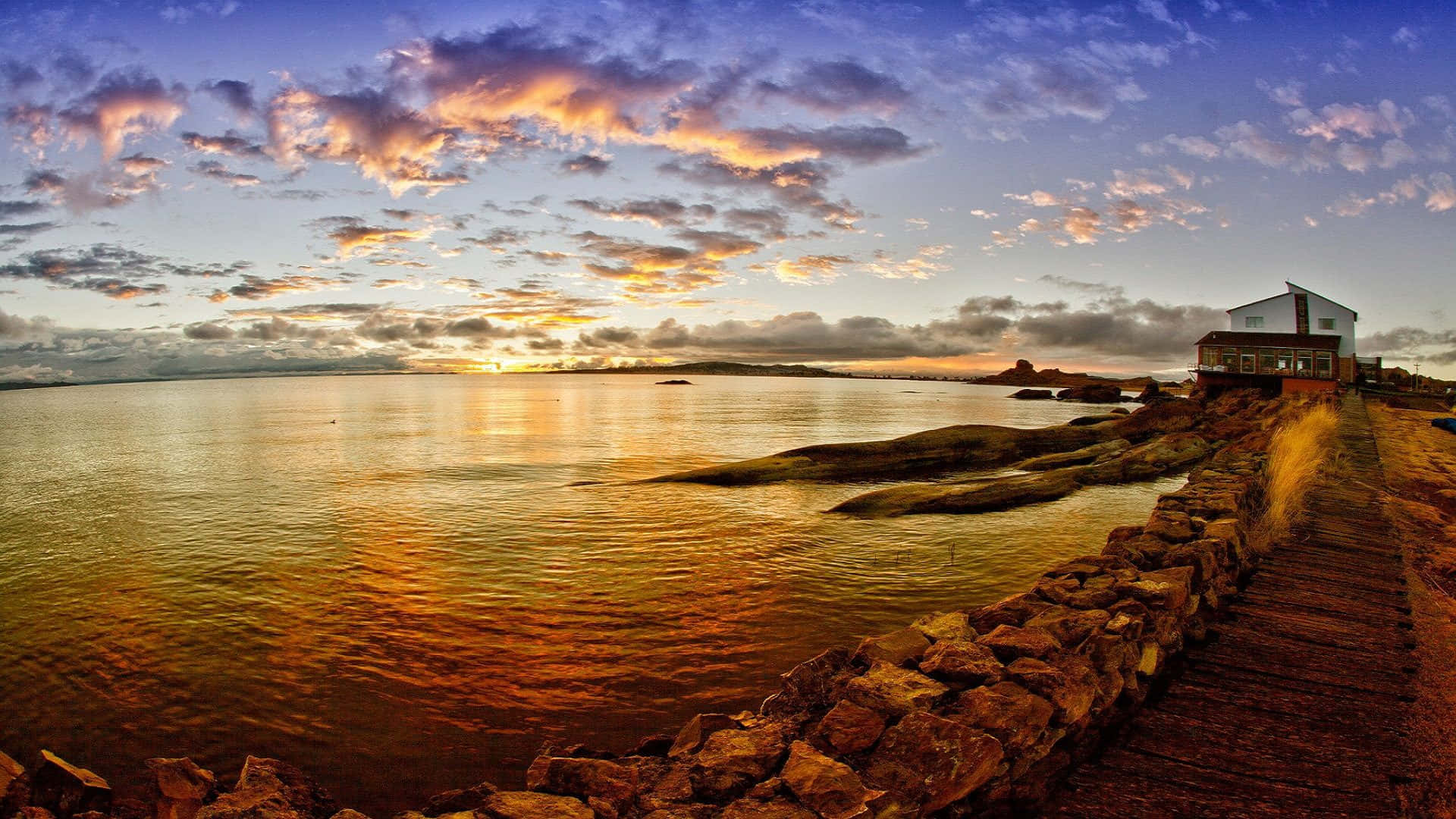 1920x1080 Lake Titicaca Wallpaper
