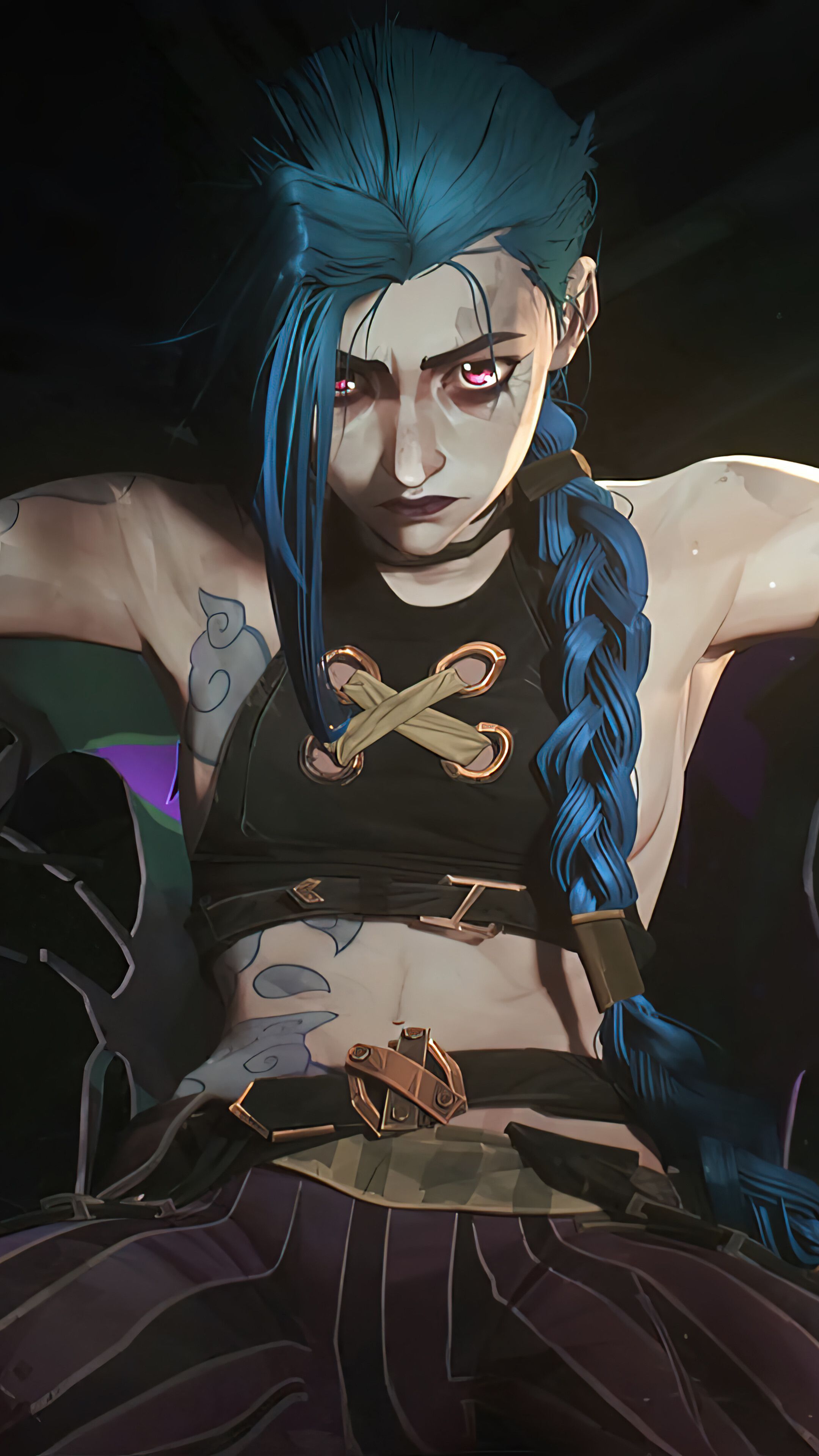 2160x3840 Jinx Arcane 4K e Wallpaper iPhone
