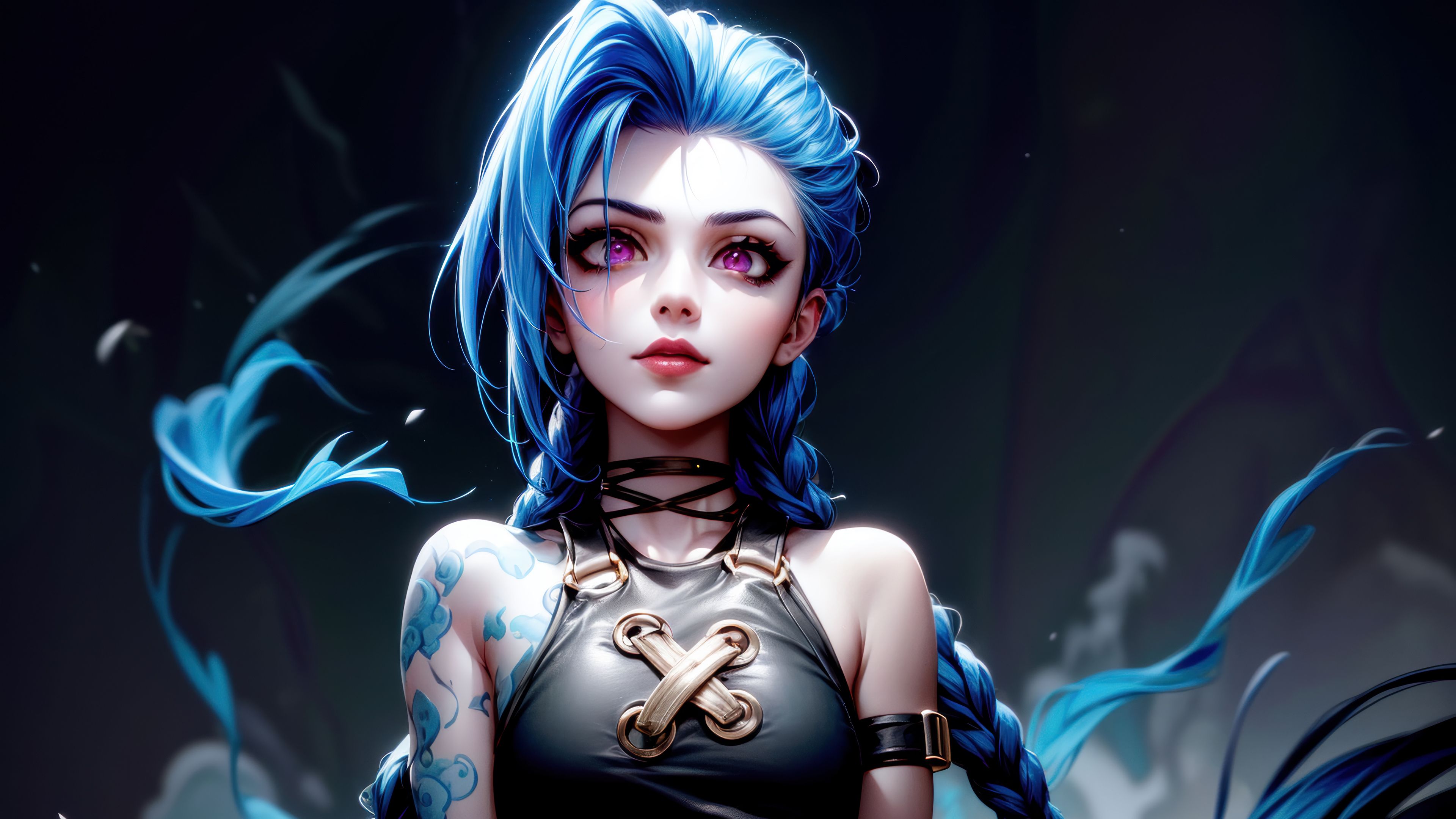 3840x2160 Jinx Arcane Wallpaper 4K HD PC b