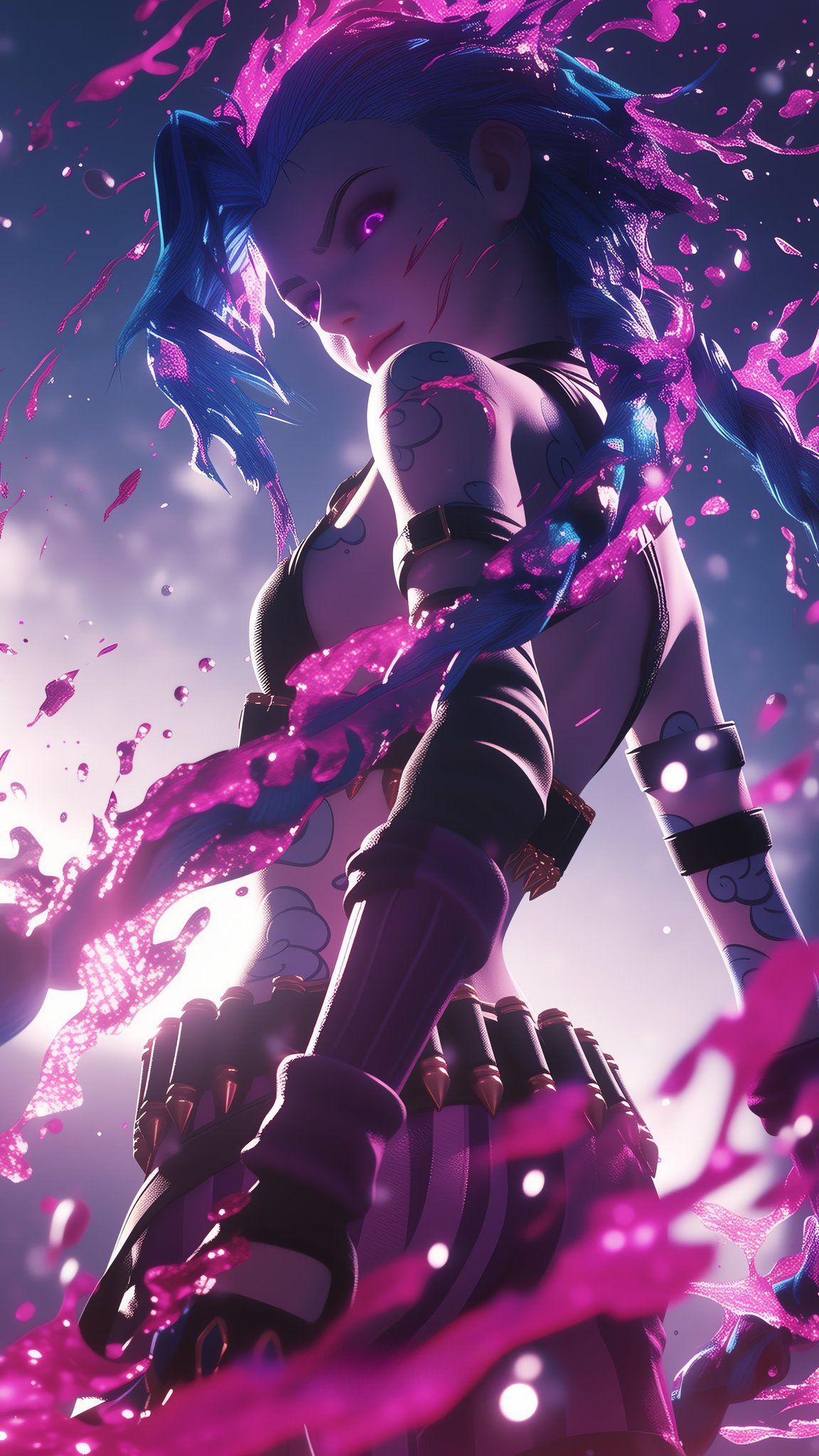 1152x2048 anime #wallpaper KUltraHD #Jinx