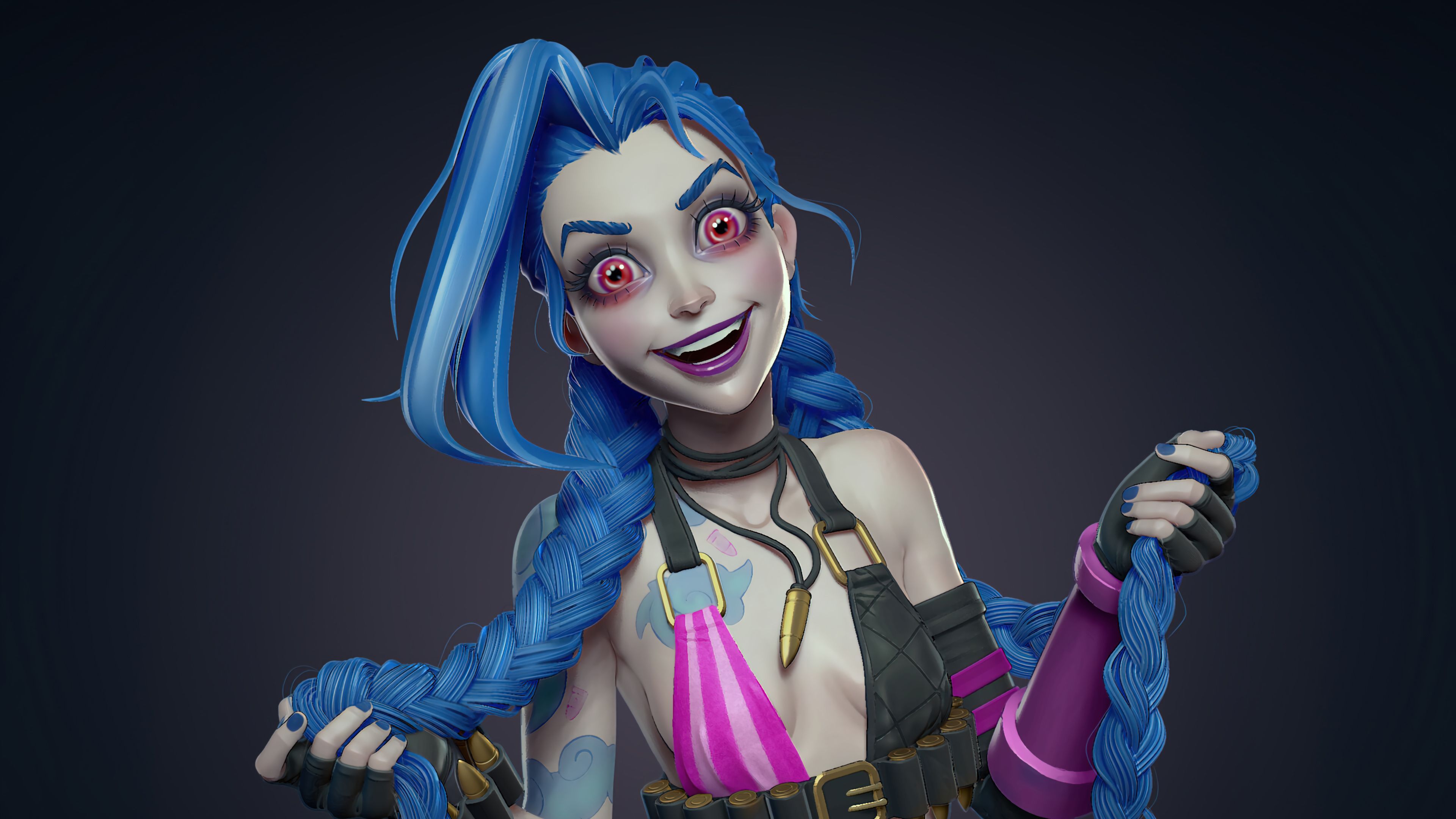3840x2160 Jinx (LoL) Wallpaper (38 image