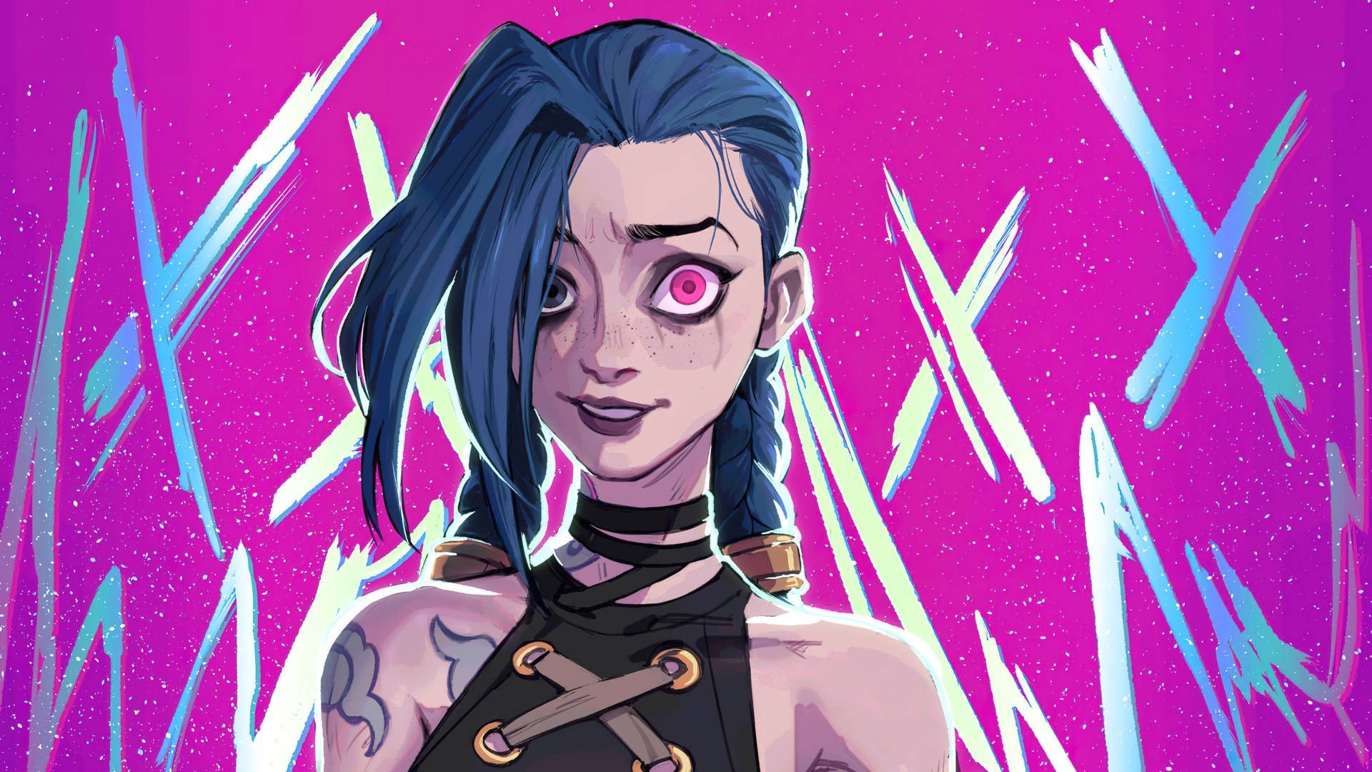 1920x1080 Jinx Arcane Wallpaper