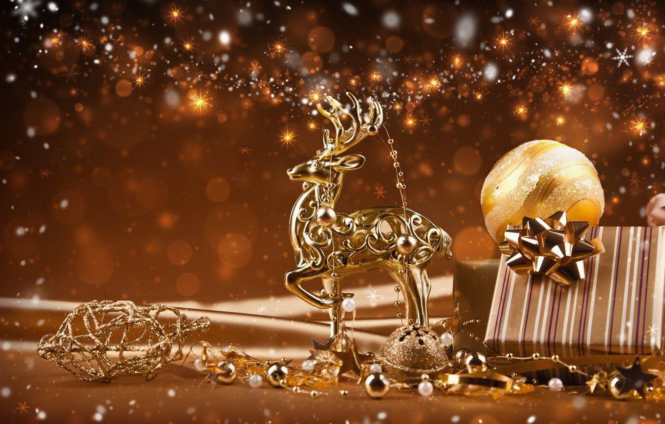 1332x850 Wallpaper decoration, lights, lights, new year, new year