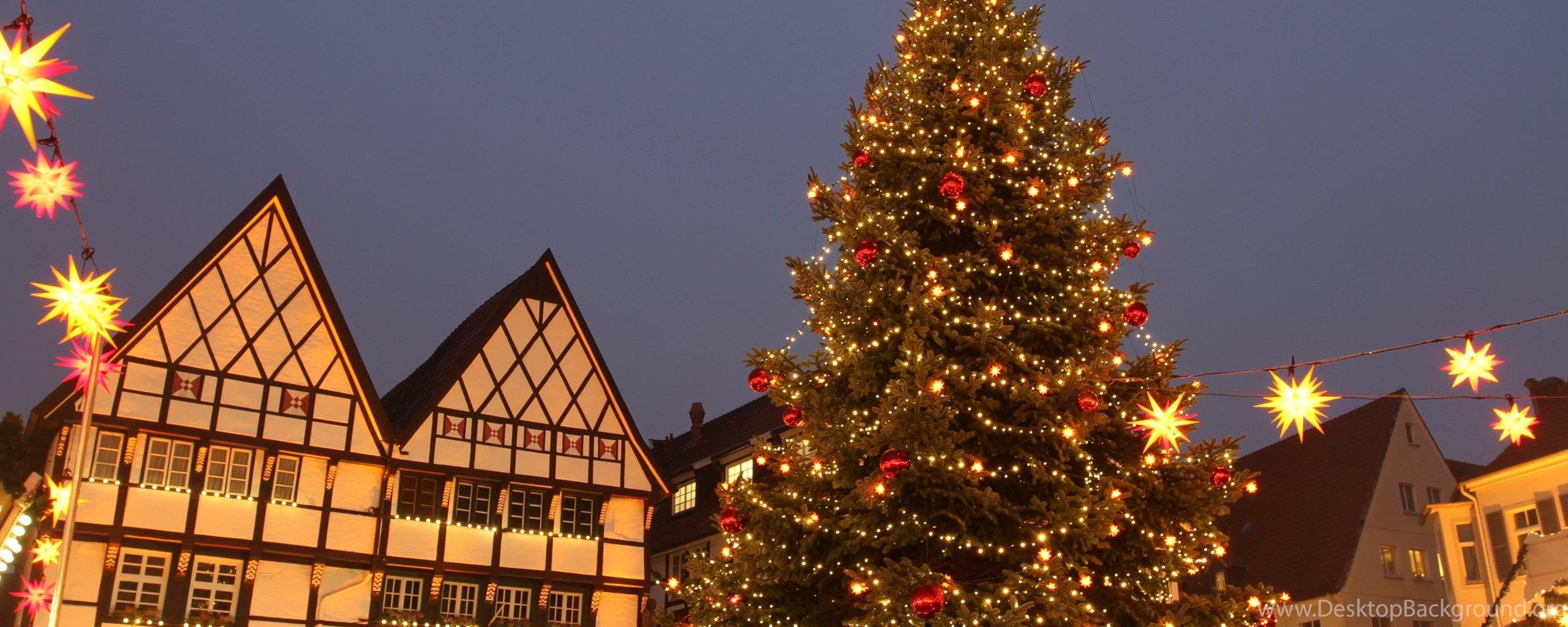 2560x1024 Christmas Wallpaper Desktop Background