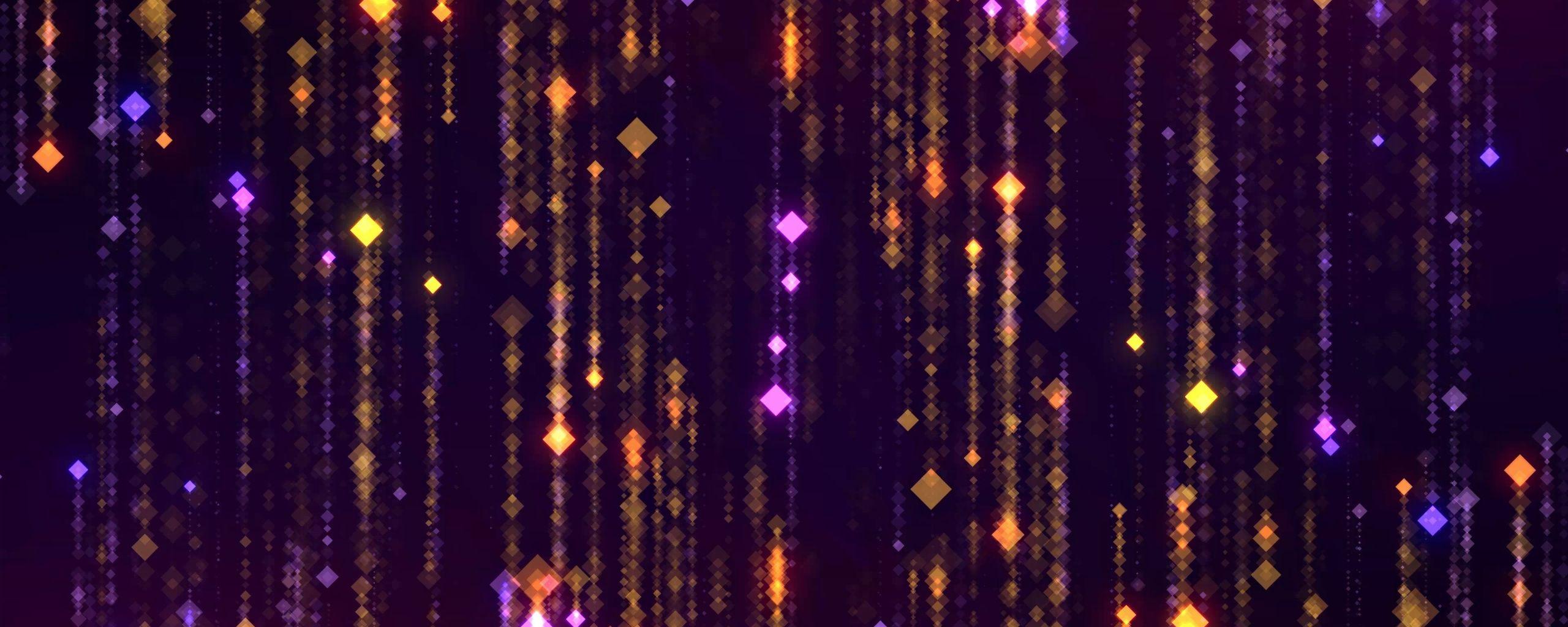 2560x1024 Download 2560x1024 wallpaper abstract, squares, glitter