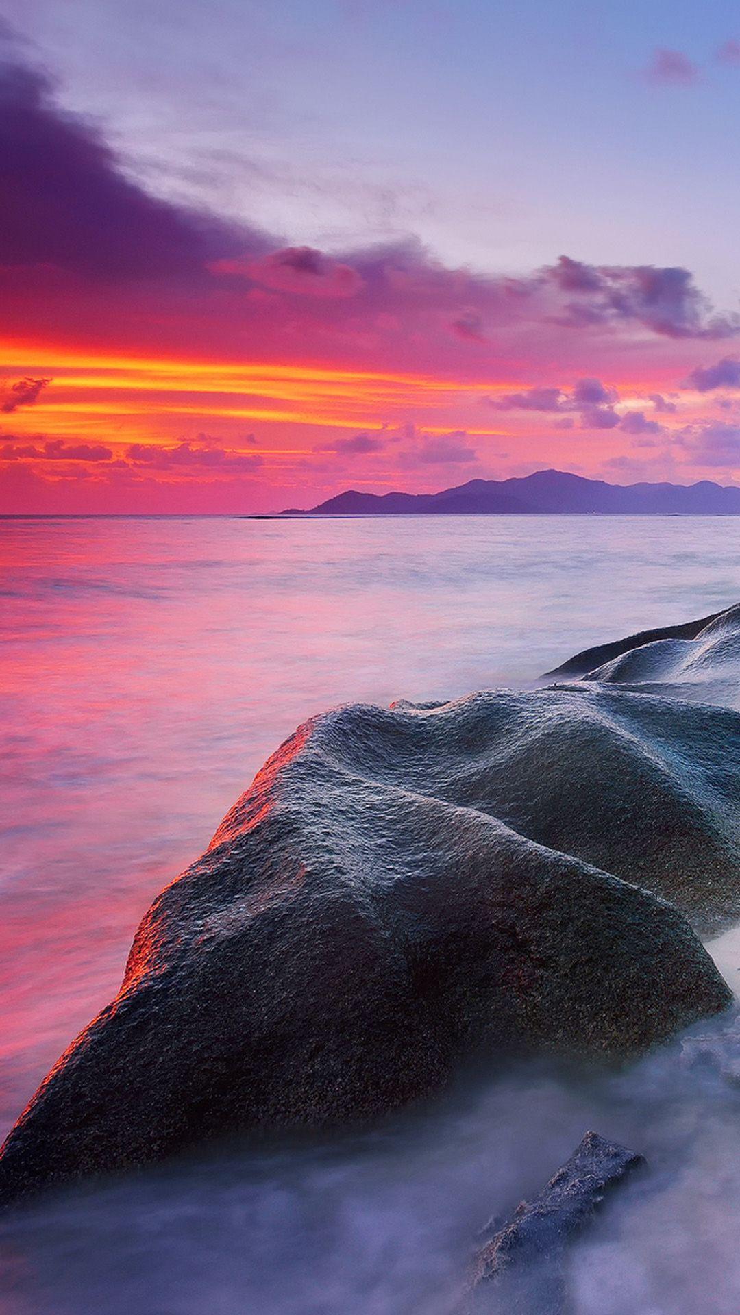 1080x1920 Rocks Beach Sunset Hình nền iPhone 6 Plus - Hoàng hôn, Tải xuống