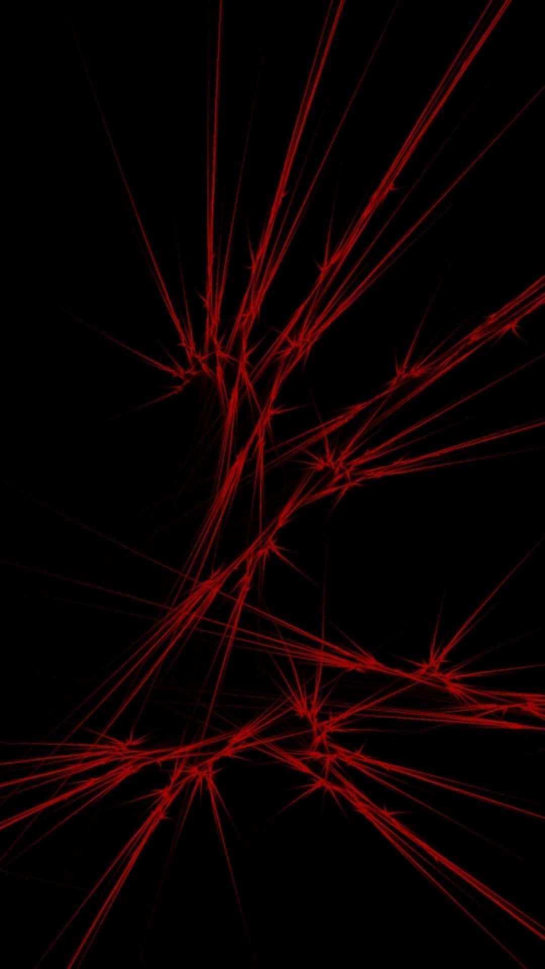 1080x1920 Red Black Background Cracked Glass