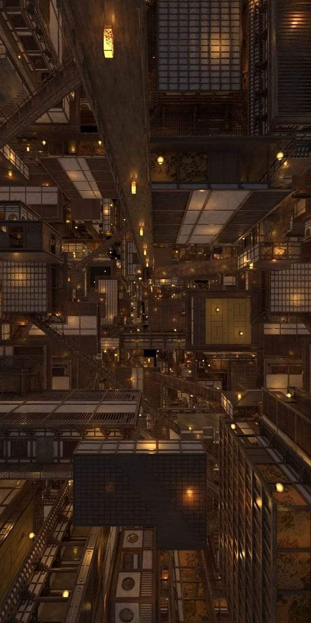640x1280 The unearthly Infinity Castle as a