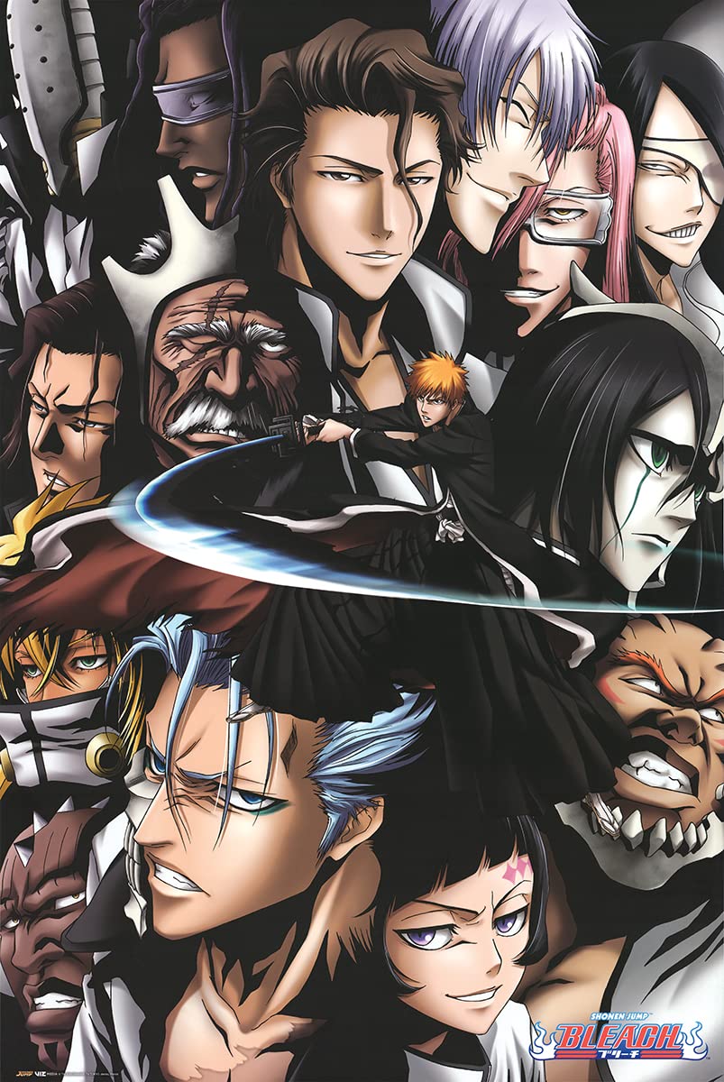 803x1200 CINEMAFLIX Bleach Anime Poster Wall Art Measures 24 x 36 inches (unframed): Posters & Prints