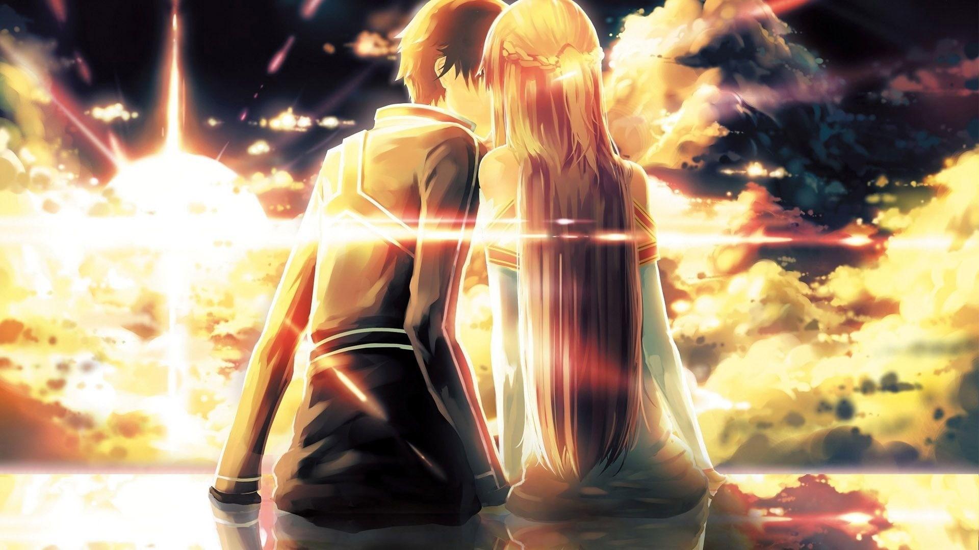 1920x1080 Romantic Anime Wallpaper