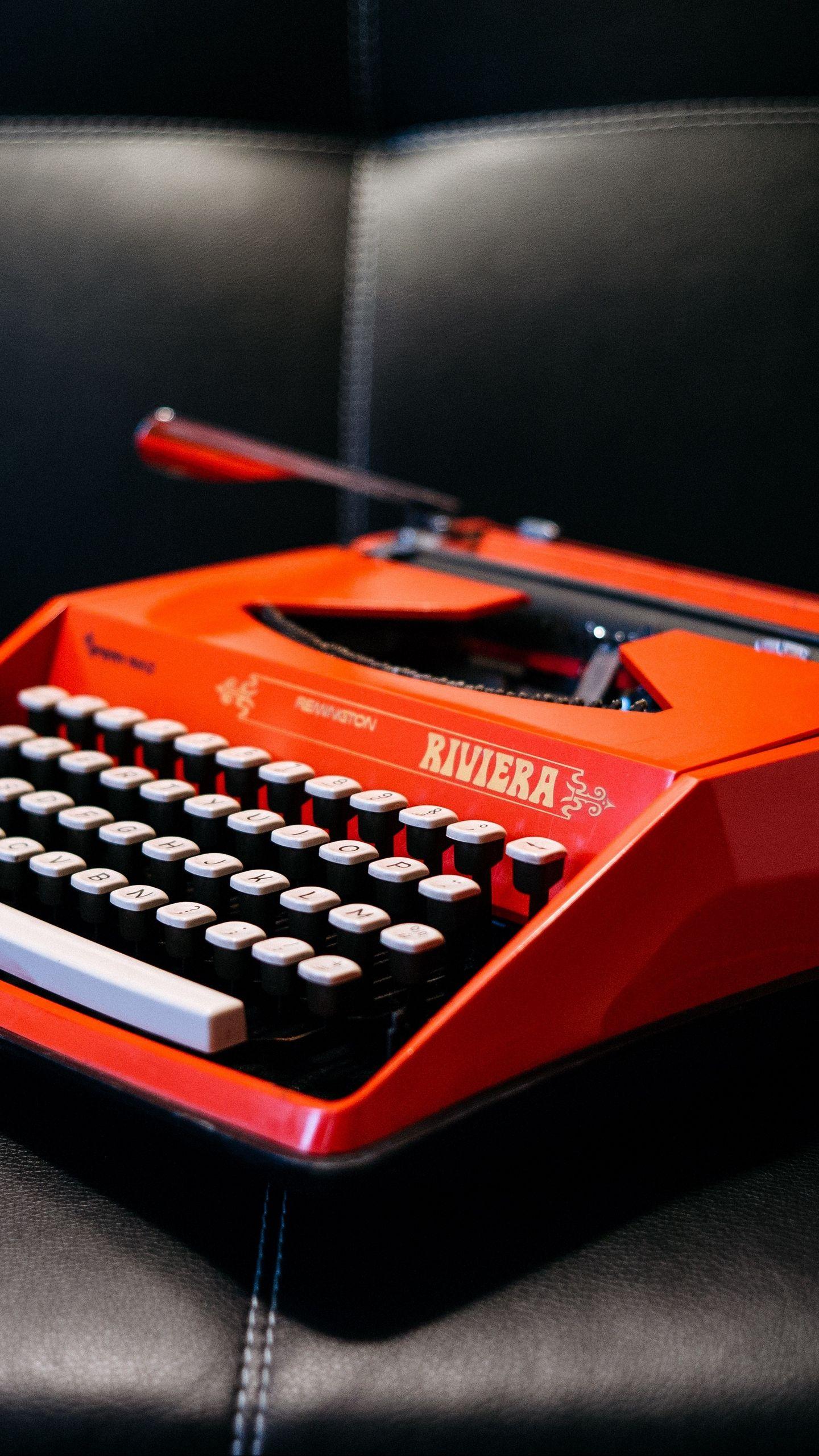 1440x2560 Download wallpaper 1440x2560 typewriter, retro, sofa qhd