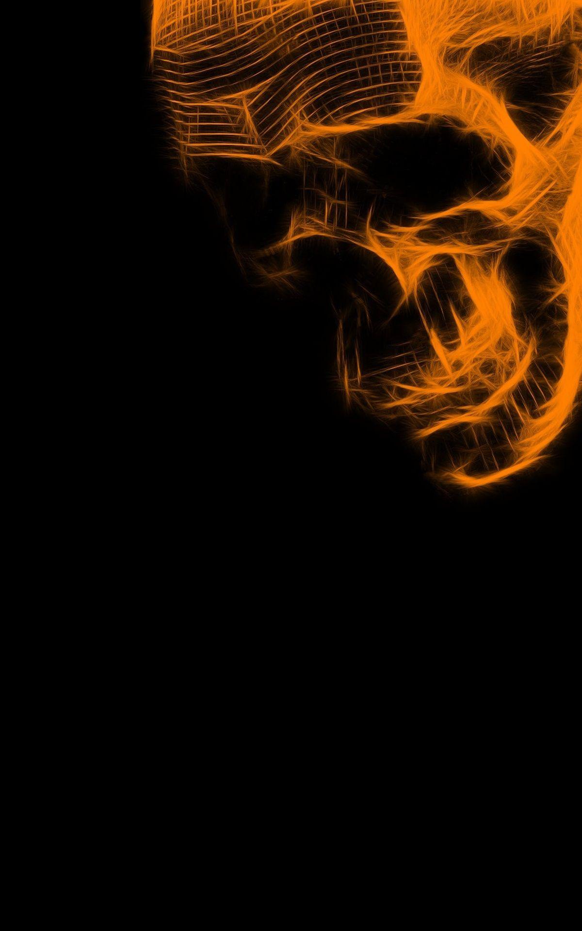 1200x1920 Skull Dark Wallpaper iPhone 8. 2019 3D iPhone Wallpaper