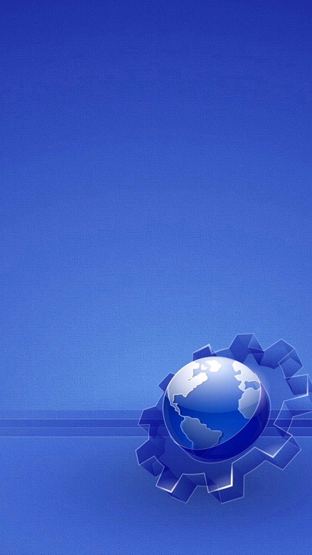 1080x1920 Background iphone plus gear earth blue 5 5 inches