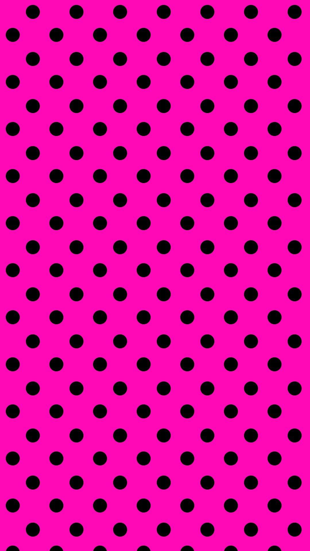 1080x1920 Polkadot Pink iPhone Wallpaper. Phone wallpaper pink, Pink