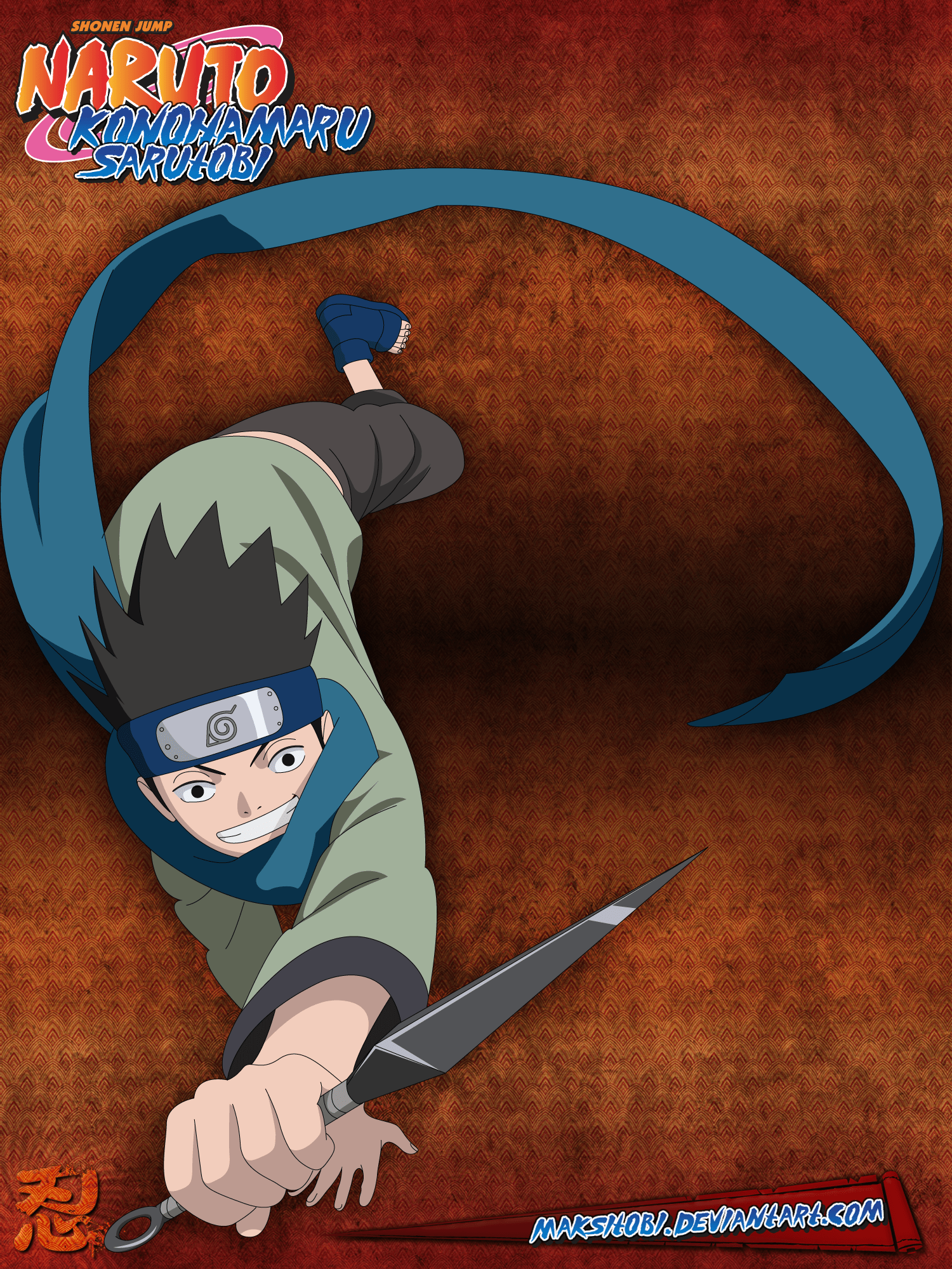 1500x2000 Konohamaru Sarutobi Team Ebisu. Daily Anime Art