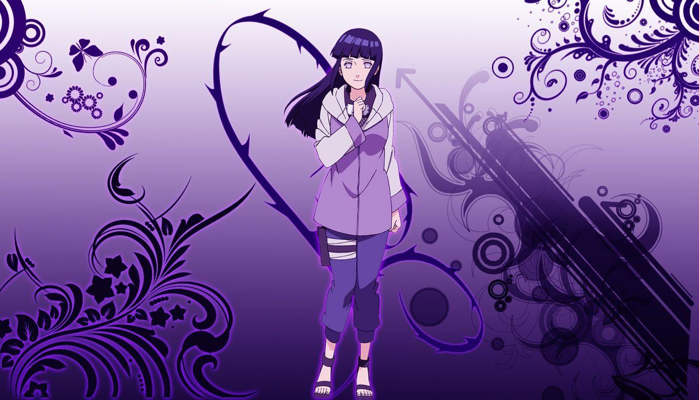 Hình nền 1360x780 Hinata Hyuga Shippuden