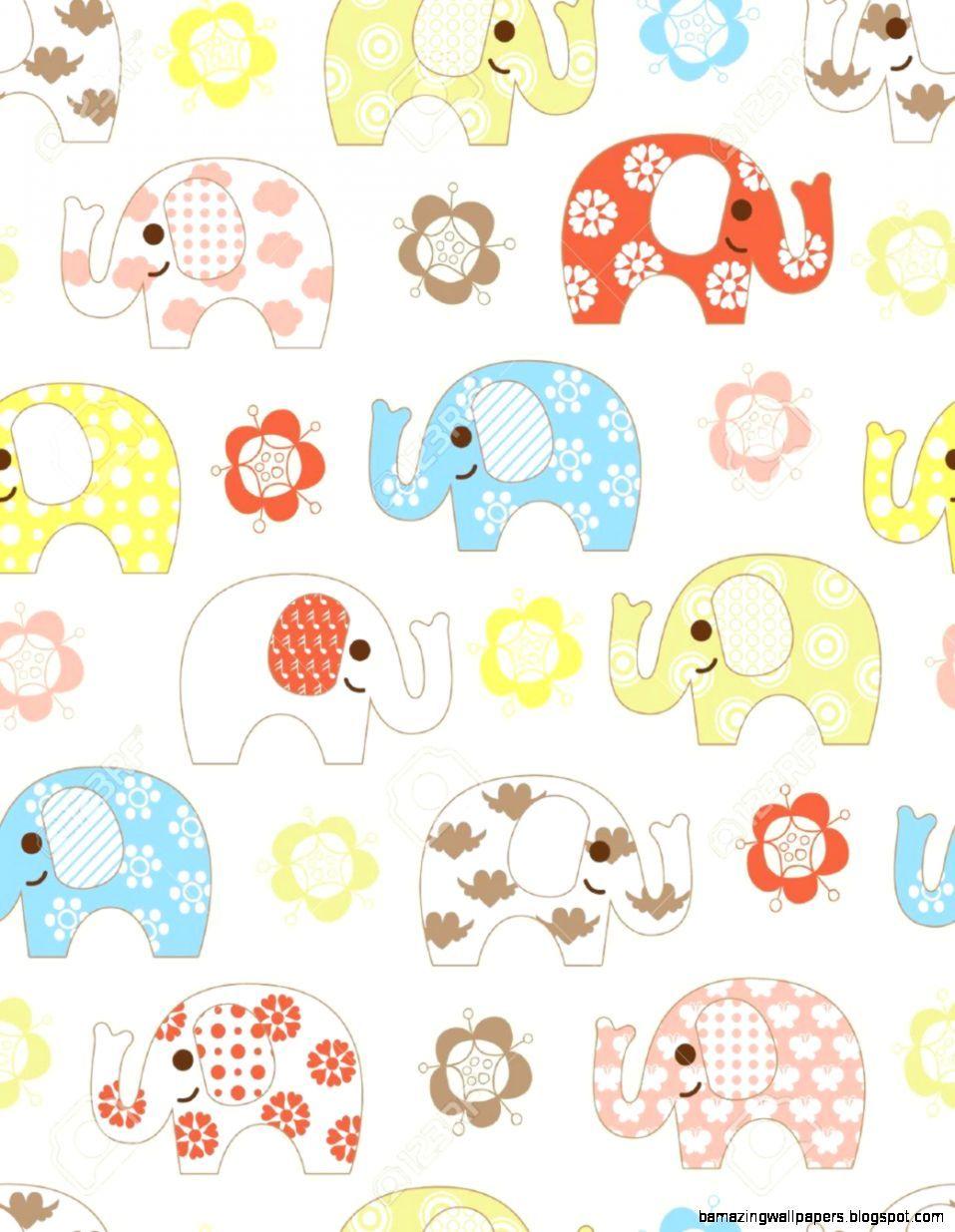 957x1235 Baby Elephant Wallpaper Cartoon
