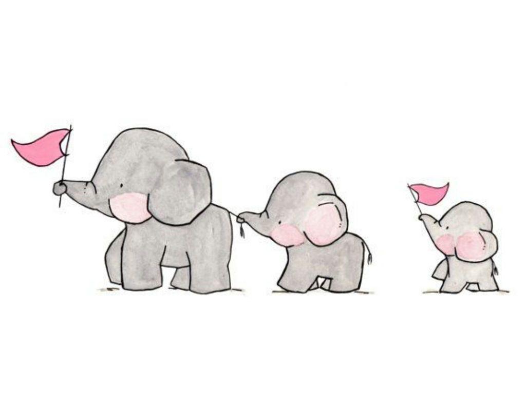 1024x791 Free download Group of Familly Elephants love cute animals
