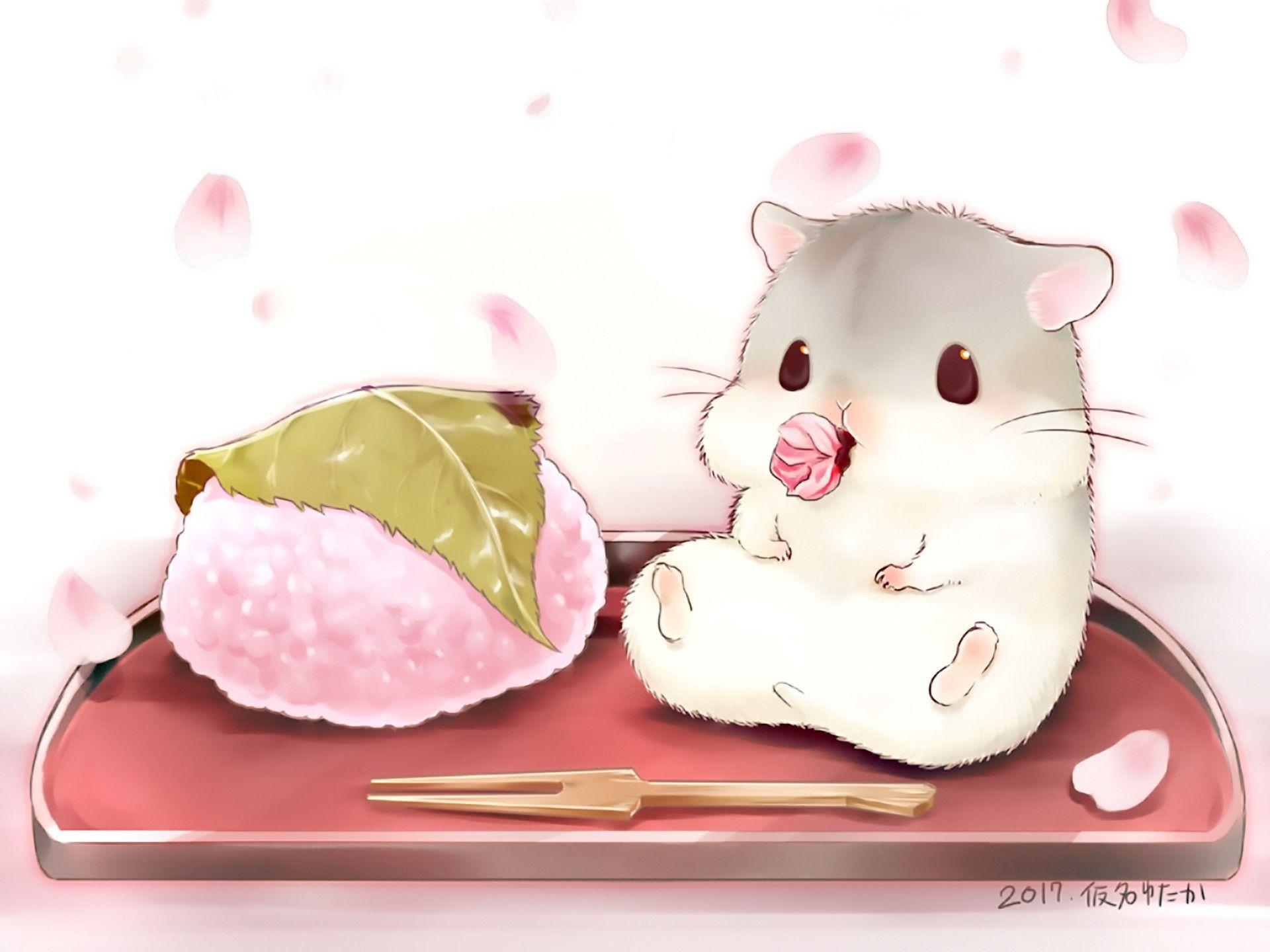 1920x1440 Độ phân giải: 1920x1440, Anime - Hình nền đồ ăn dễ thương cho Hamster gốc