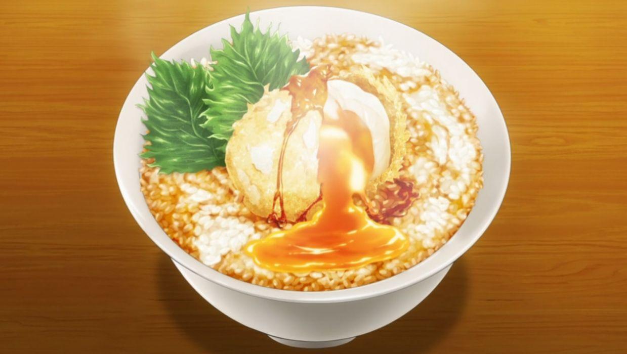 1239x700 Chicken Egg Tempura Don (Anime) v1 wallpaperx1985