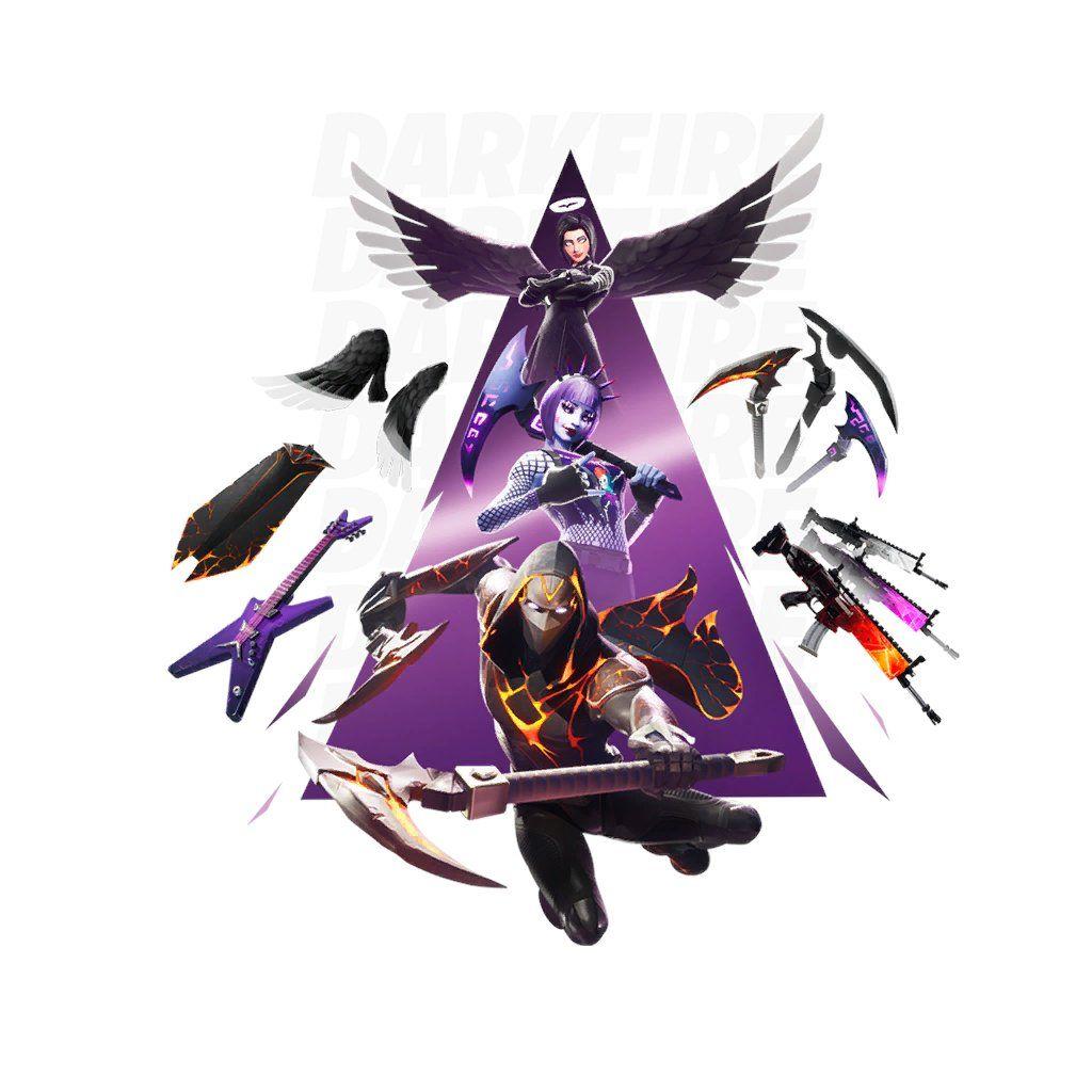 1024x1024 Image Featuring All of the Cosmetics in the Darkfire Bundle