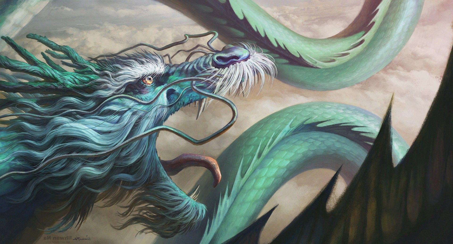 1920x1038 artwork fantasy art dragon chinese dragon wallpaper and background