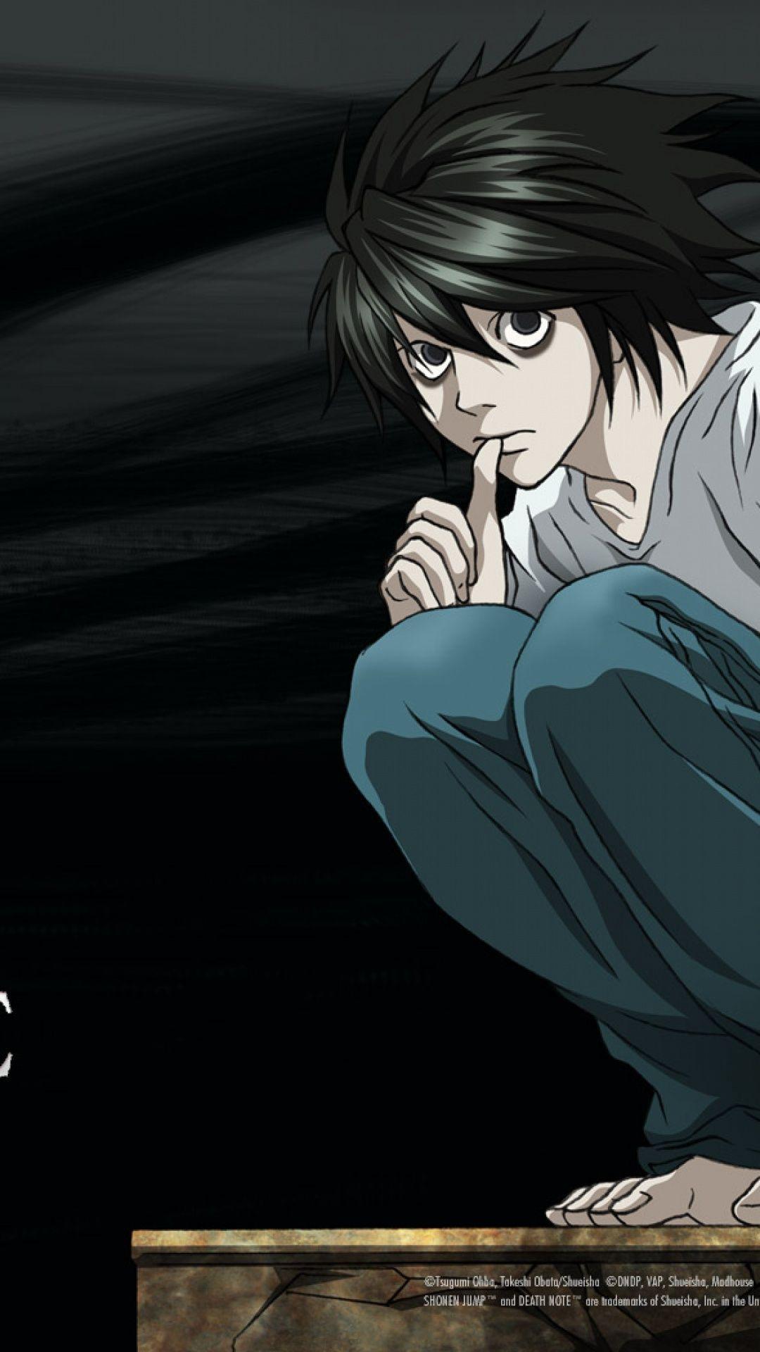 L Death Note Iphone Wallpapers Top Free L Death Note Iphone Backgrounds Wallpaperaccess