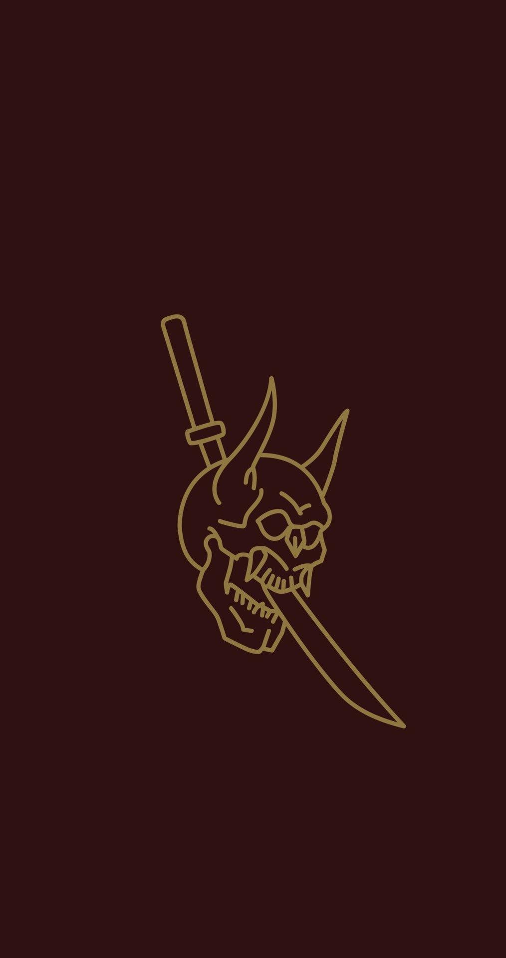 1014x1920 Oni mask. Oni mask