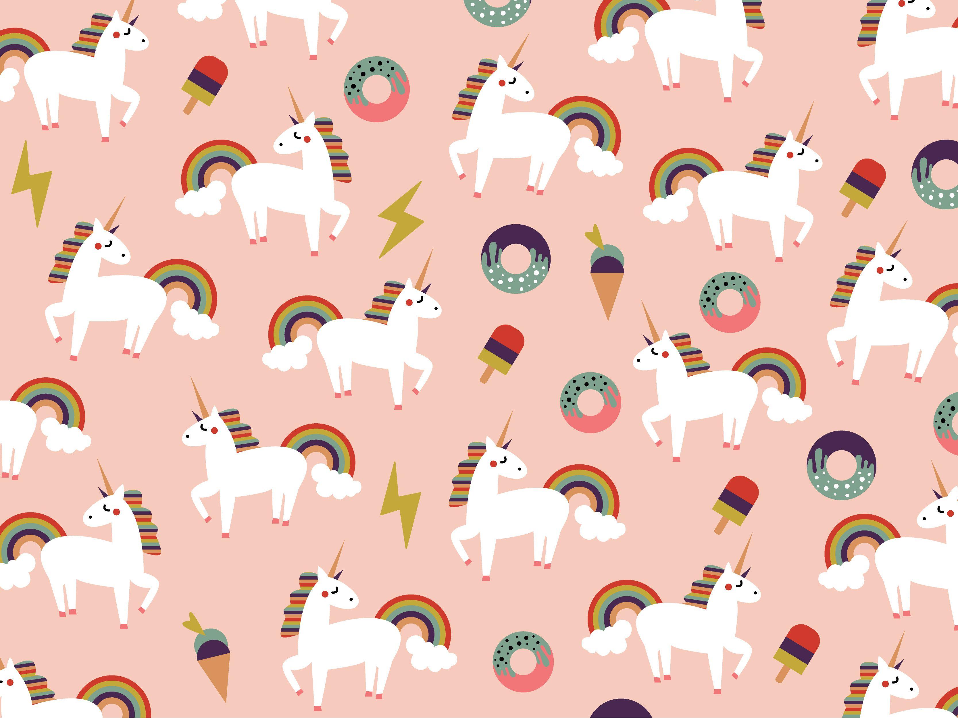 Unicorn Pattern Wallpapers Top Free Unicorn Pattern Backgrounds