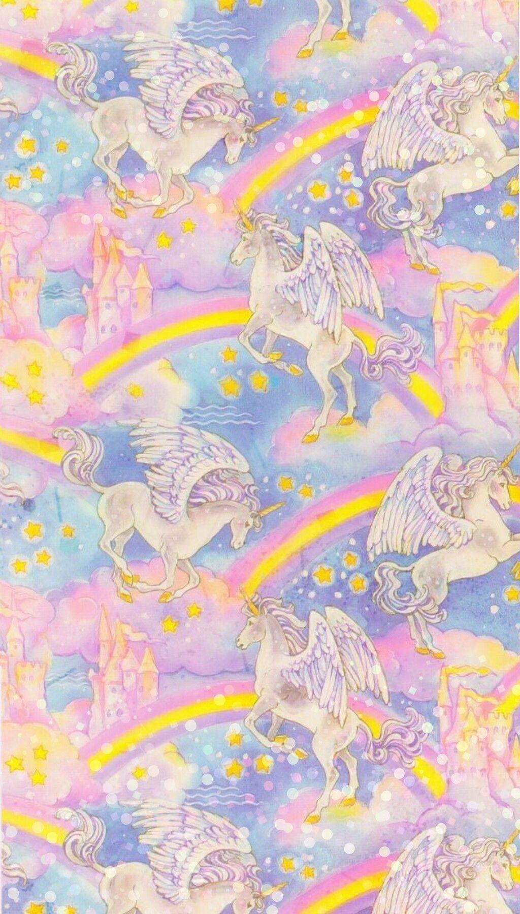 1024x1799 Glitter Rainbow Unicorn Wallpaper at
