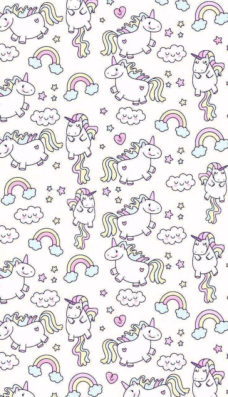 736x1280 qui n'aime pas les licorne #unicornwallpaper. cute