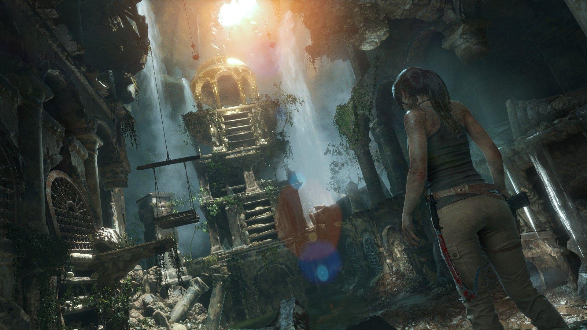 1920x1080 Gói hình nền Rise of the Tomb Raider và Video chơi game