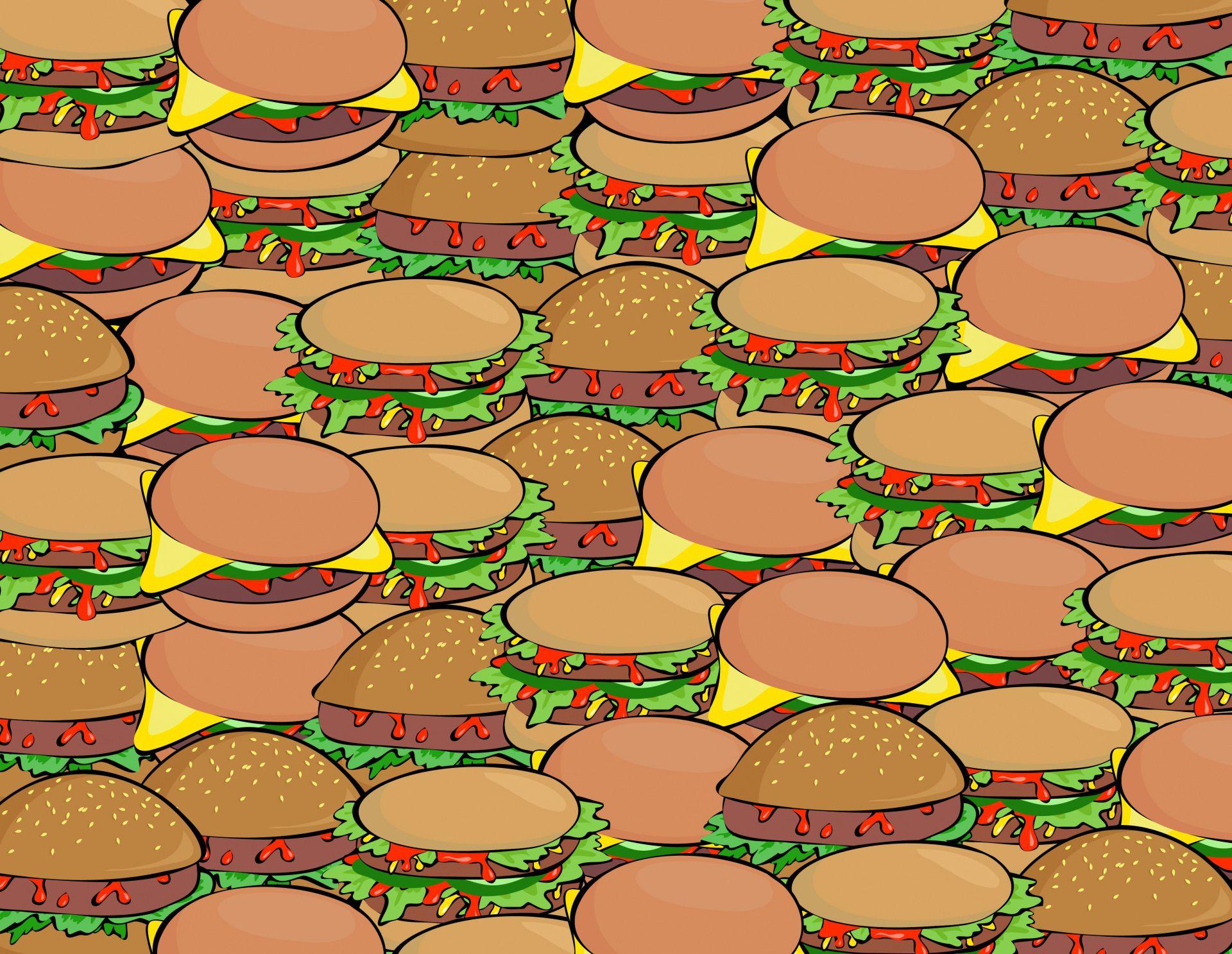 Burger Pattern Wallpapers Top Free Burger Pattern Backgrounds Wallpaperaccess