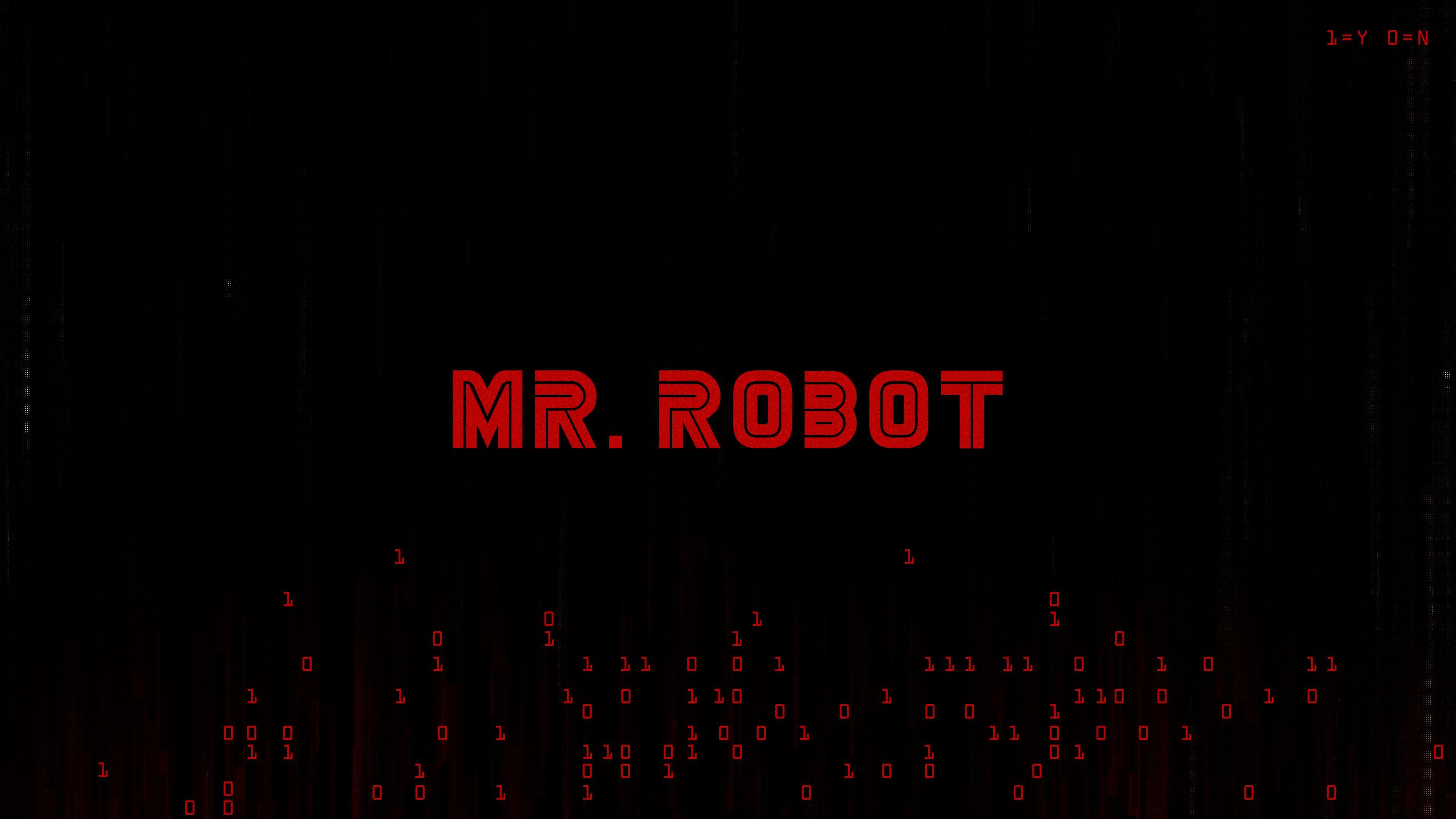 3840x2160 Mr Robot Logo 4k 2018 720P HD 4k Wallpaper, Image