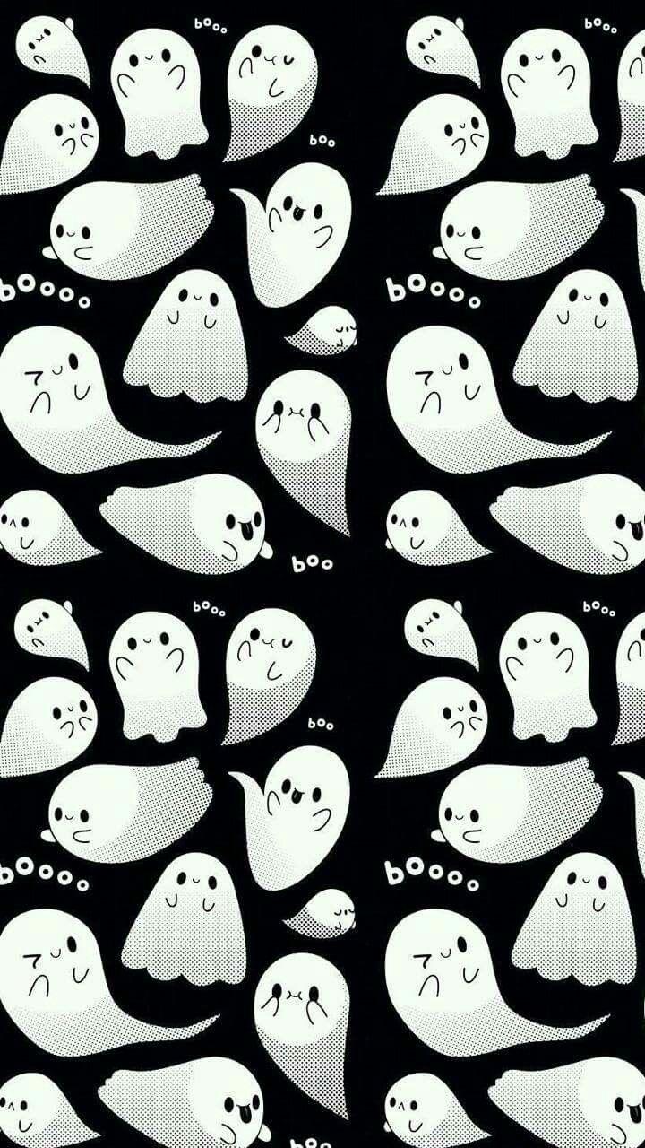 720x1280 Little ghost #wallpaper #backgroud #pattern. Wallpaper