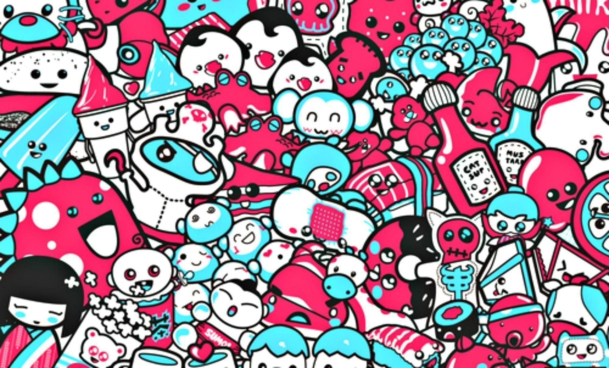 1999x1207 Cute Skull Wallpaper