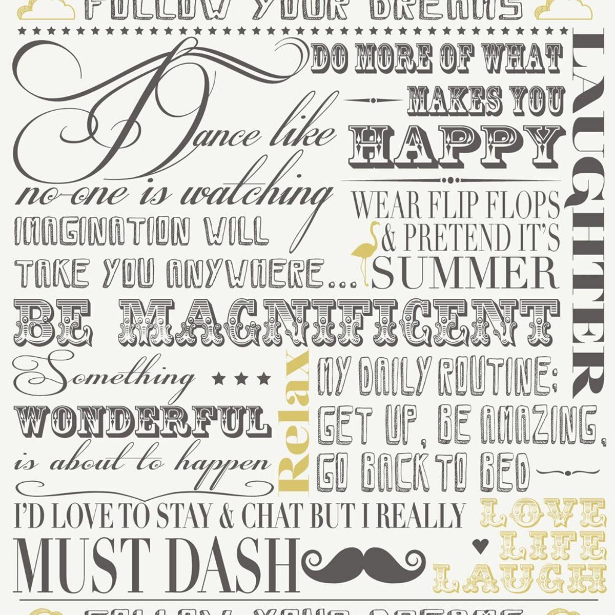 1200x1200 Feature Wallpaper Follow Your Dreams Print