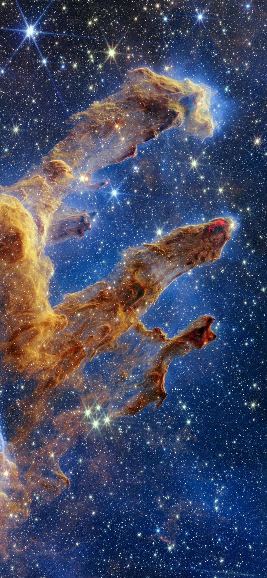 1080x2338 I Made a Bunch of Phone Wallpaper from Hubble & JWST Image and Wanted to Share