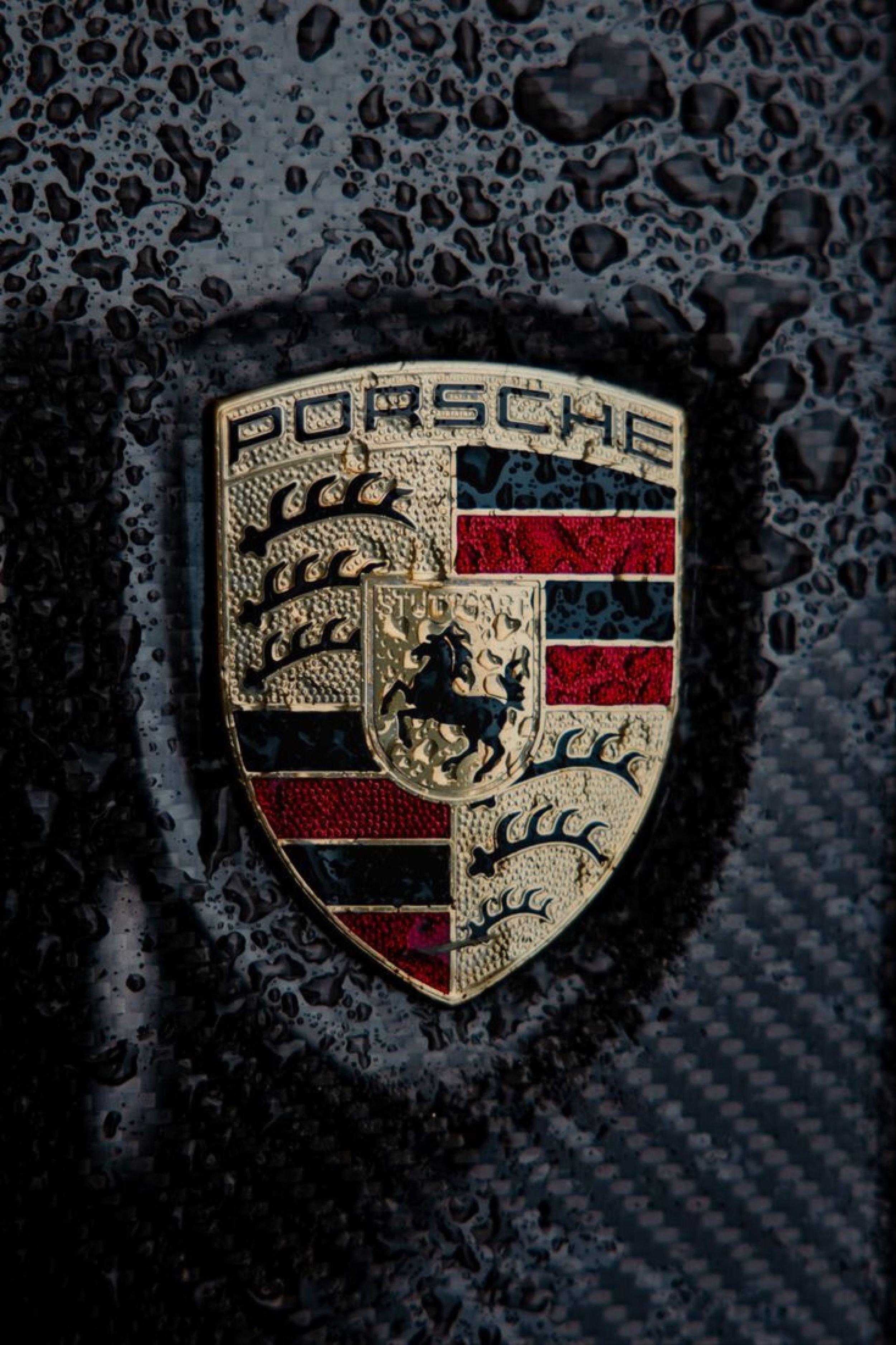 2500x3751 Porsche Car Brand Logo Dark