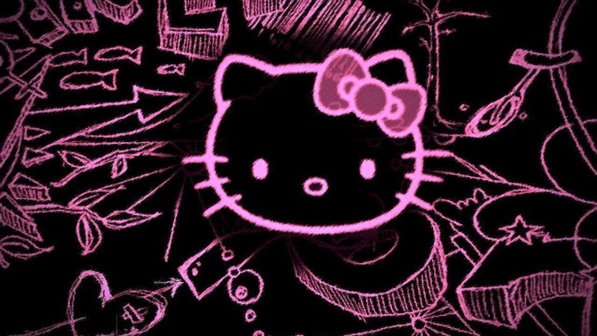 1920x1080 Hello Kitty Painting HD Hello Kitty