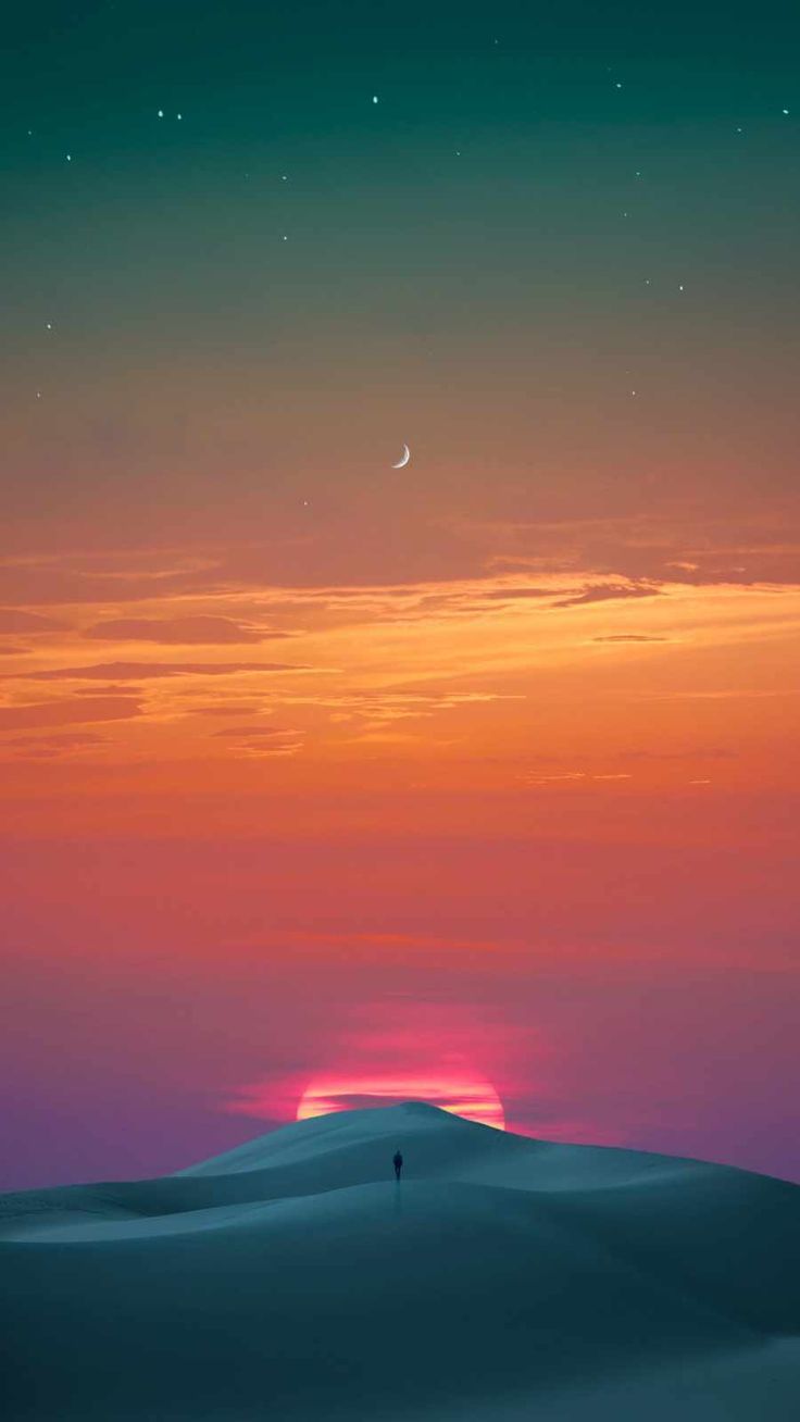 736x1308 Dune Sunrise iPhone Wallpaper